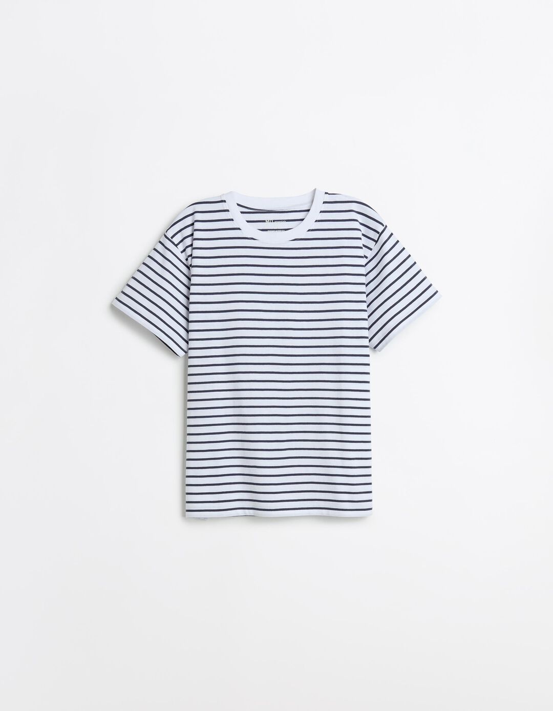T-shirt &agrave;s Riscas, Mulher, Branco