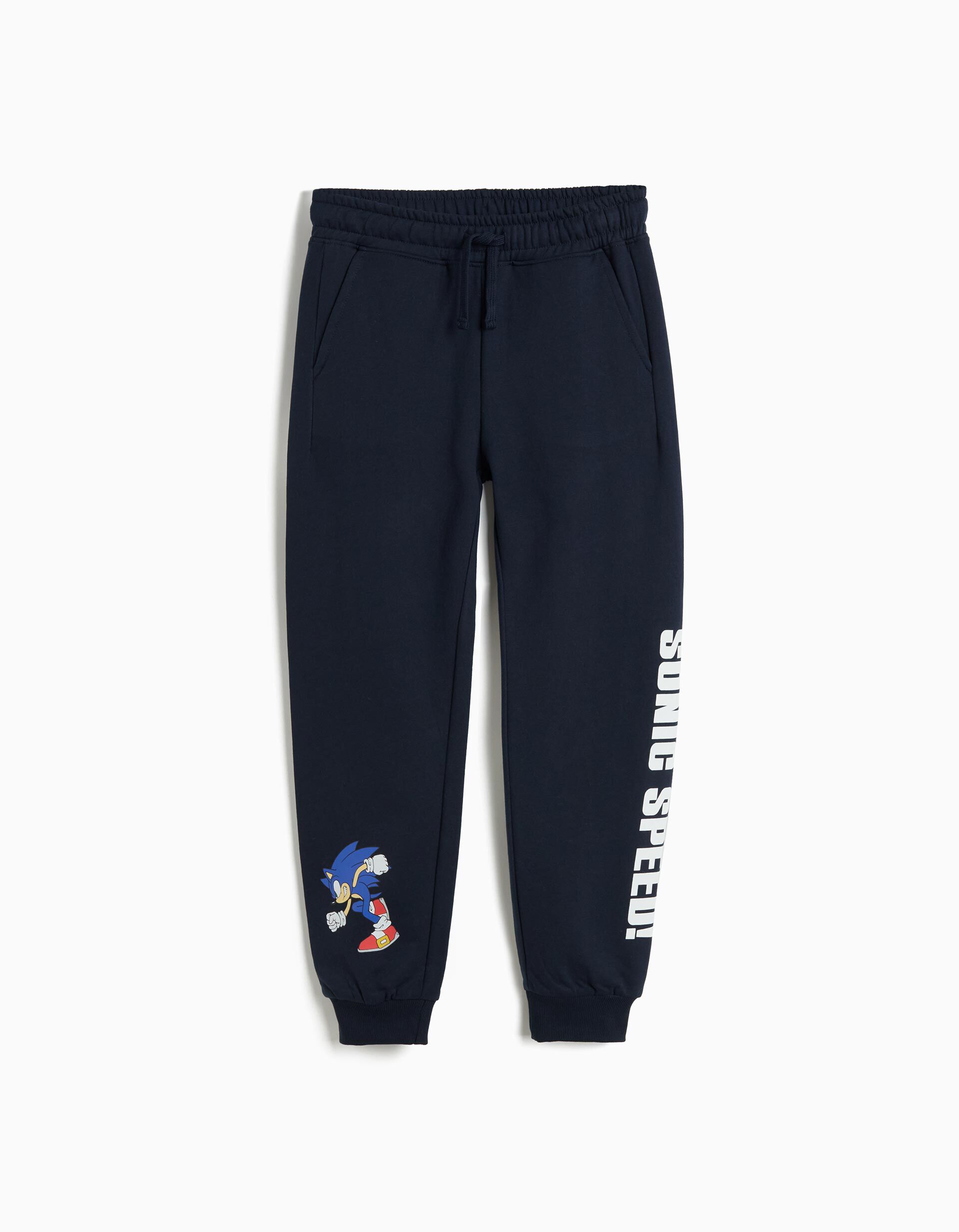 Comprar Online Cal&ccedil;as Jogging 'Sonic', Menino, Azul Escuro
