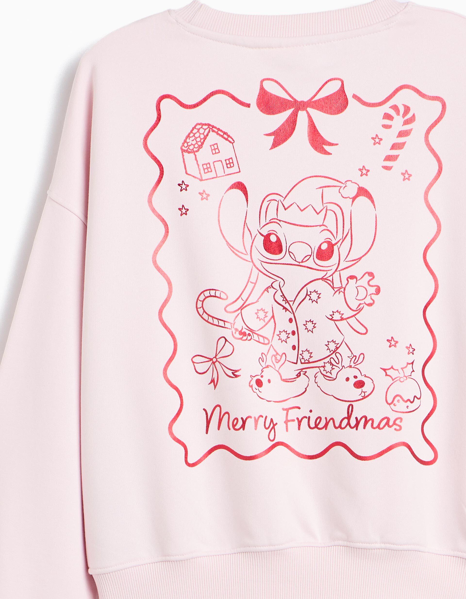 Comprar Online Sweatshirt Cardada 'Stitch' &copy;Disney, Menina, Rosa
