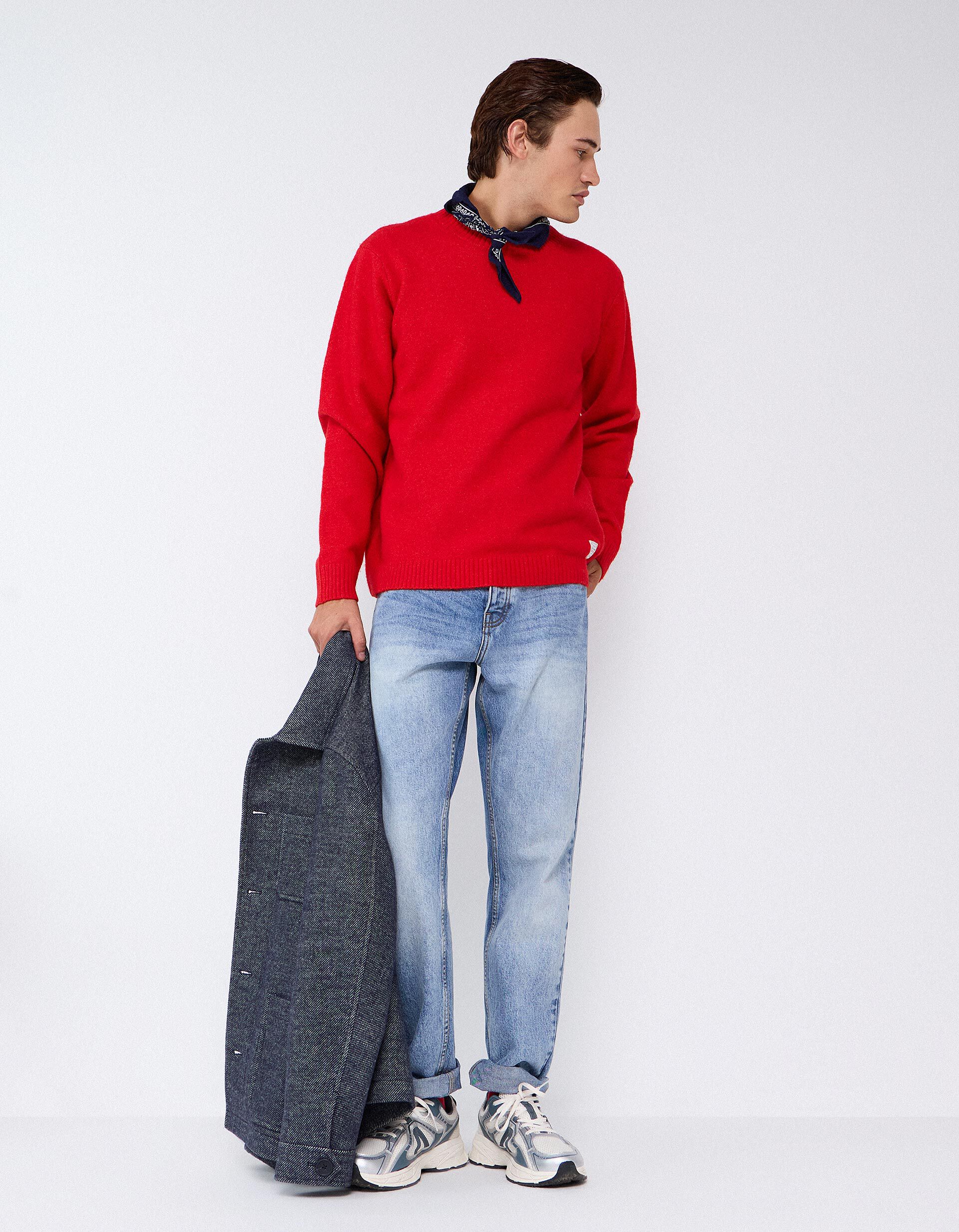 Comprar Online Camisola De Malha, Homem, Vermelho