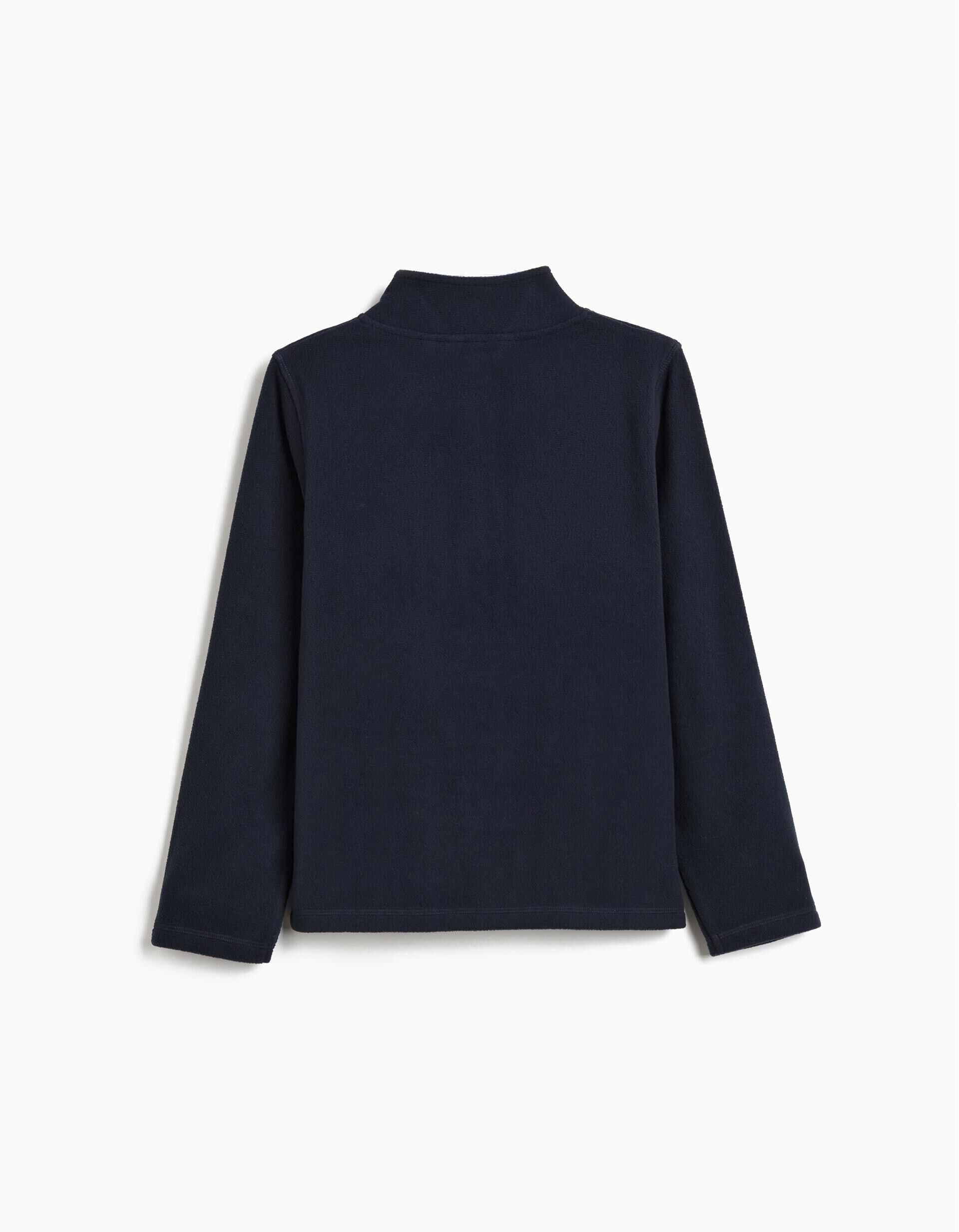 Comprar Online Camisola Polar com Fecho, Menino, Azul Escuro