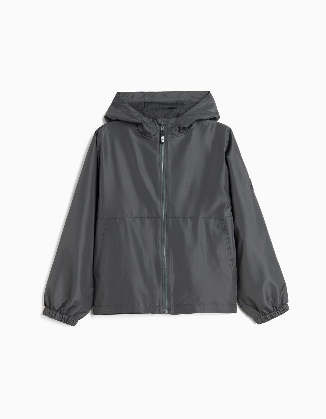 Parka com Capuz, Menino, Cinzento Escuro