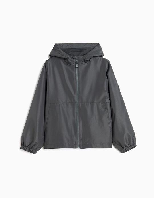 Comprar Online Parka com Capuz, Menino, Cinzento Escuro