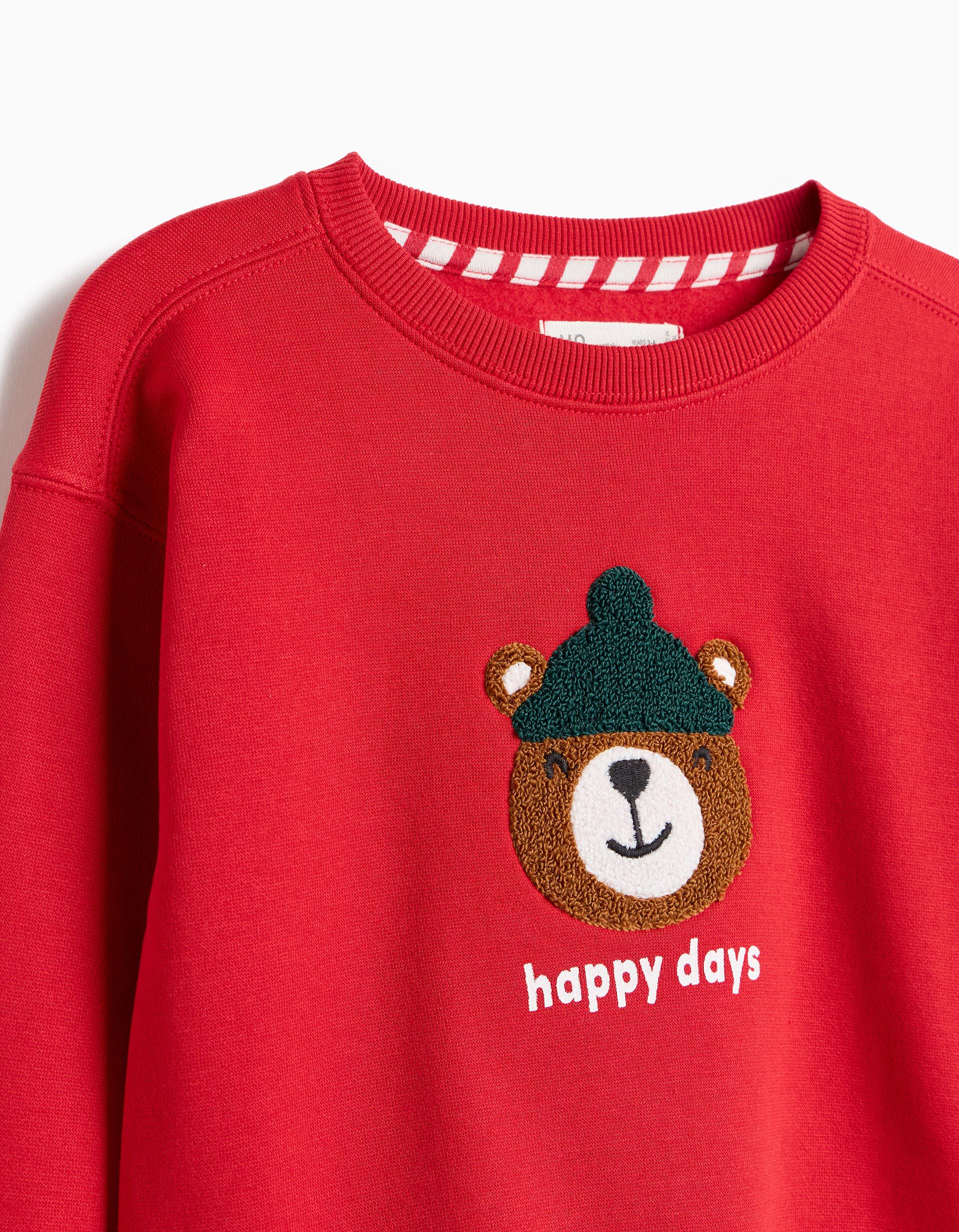 Comprar Online Sweatshirt Estampada, Menino, Vermelho