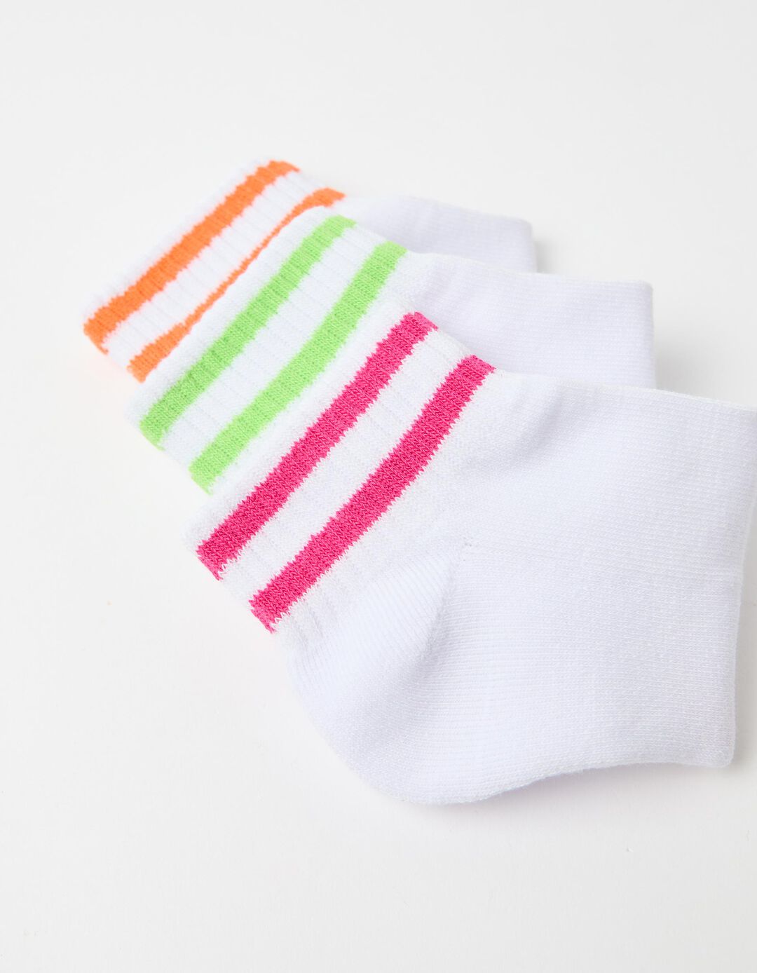 Pack 3 Pares de Meias Tornozelo, Mulher, Branco