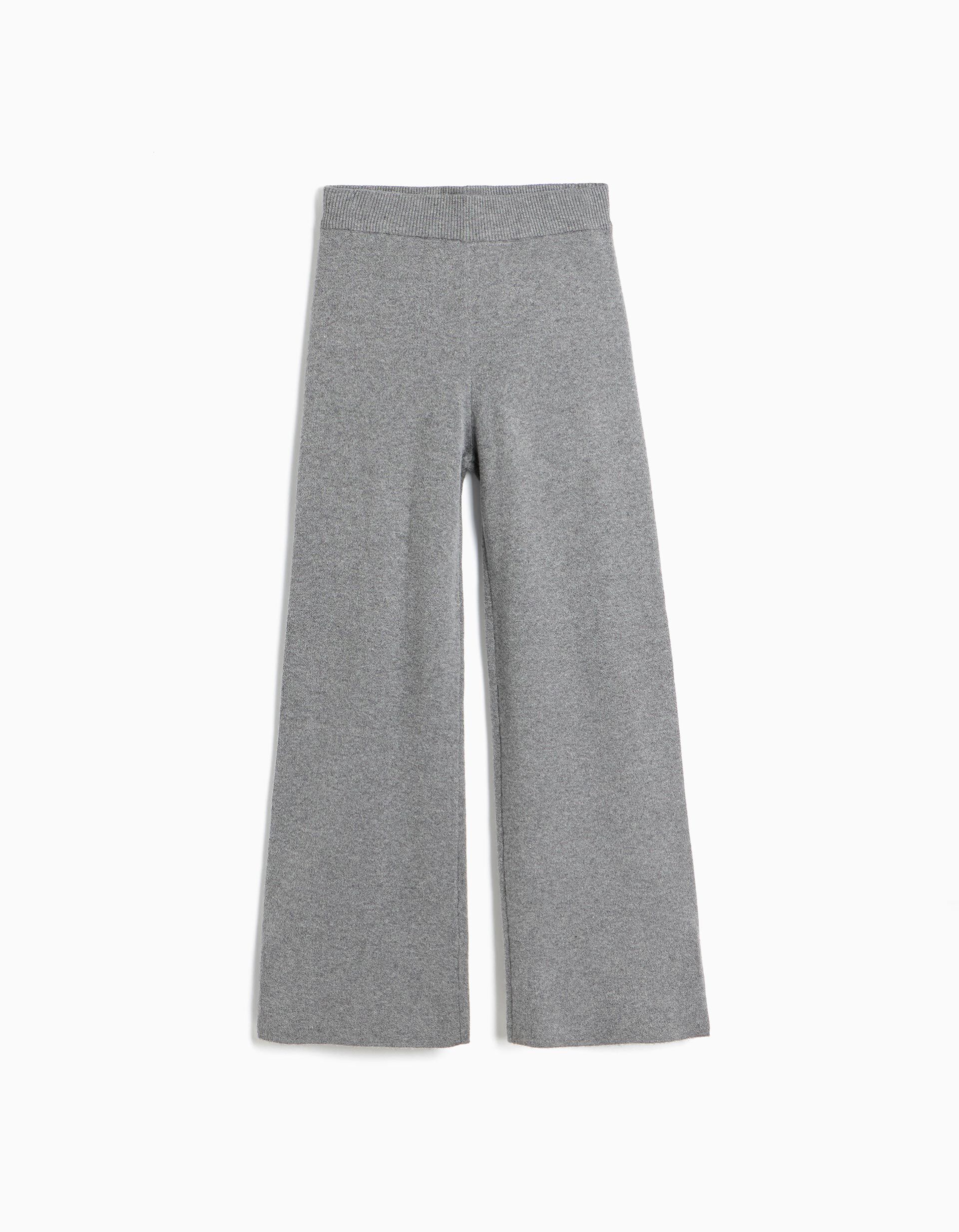 Comprar Online Cal&ccedil;as De Malha 'Wide Leg', Menina, Cinzento