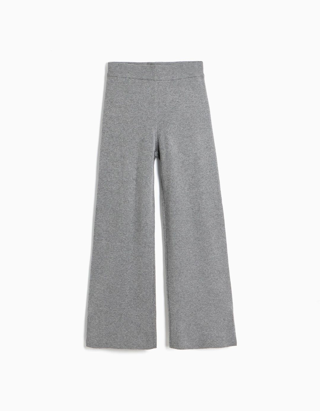 Cal&ccedil;as De Malha 'Wide Leg', Menina, Cinzento