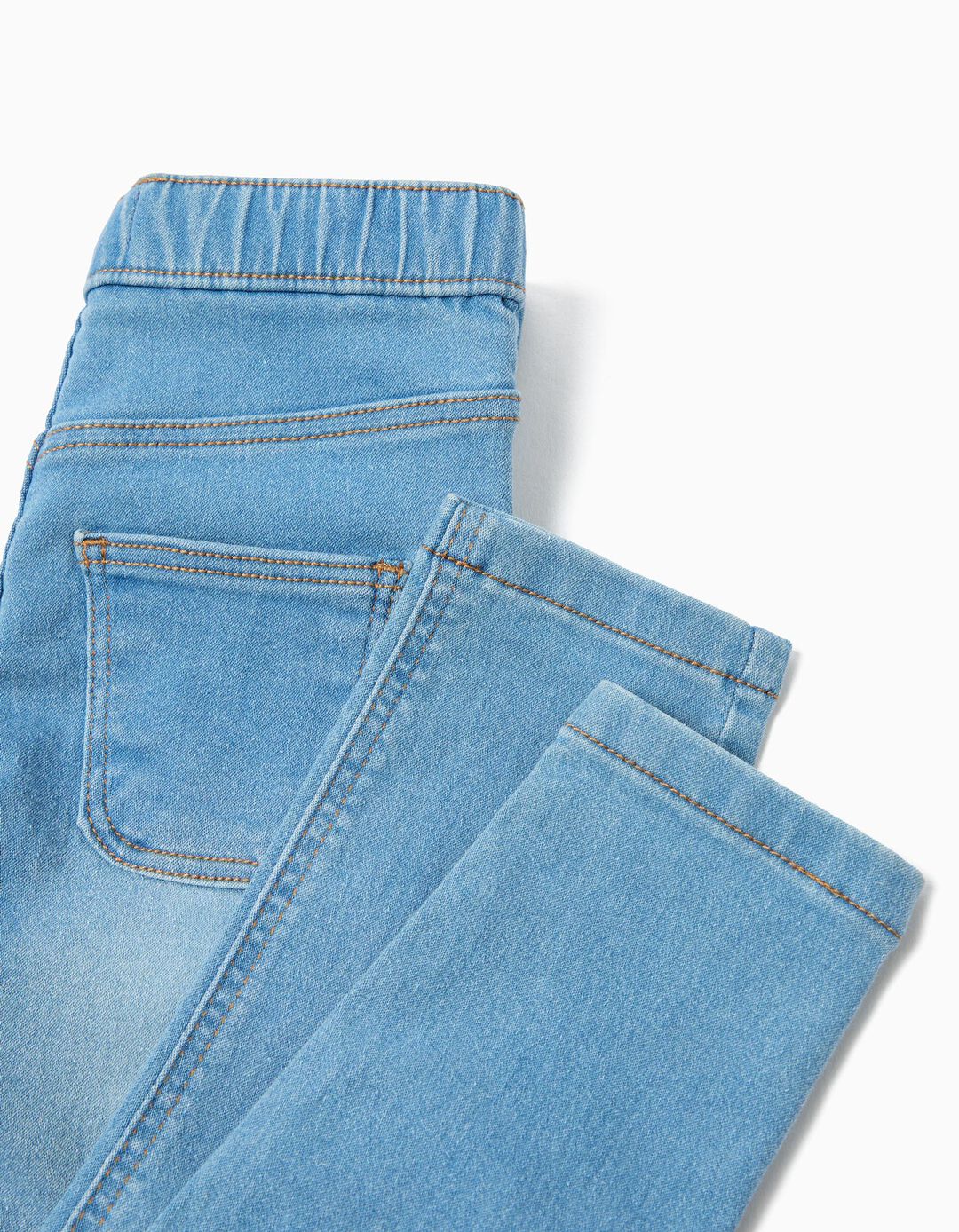 Jeggings de Ganga, Menina, Azul Claro