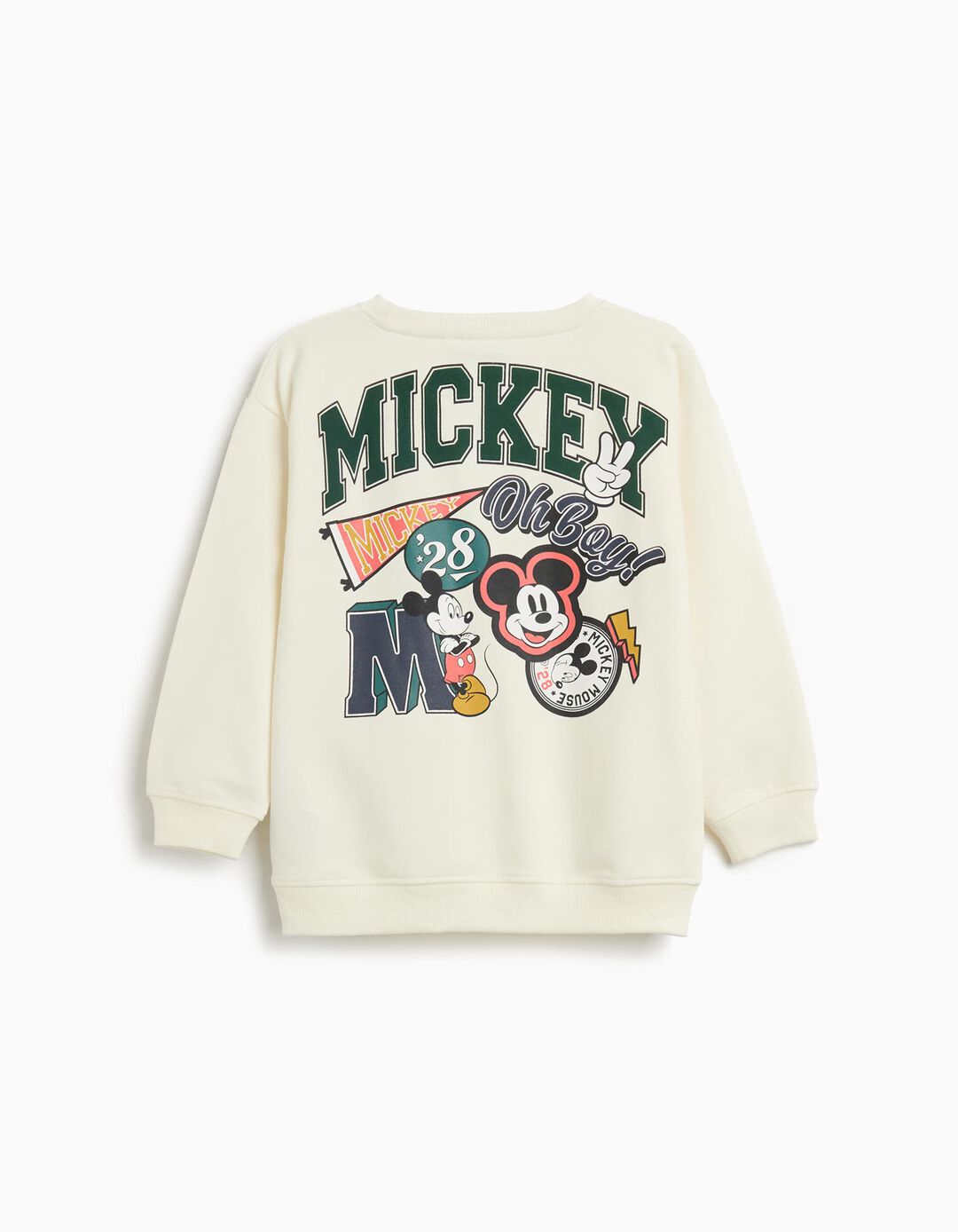 Sweatshirt 'Mickey Mouse' ©Disney, Menino, Branco