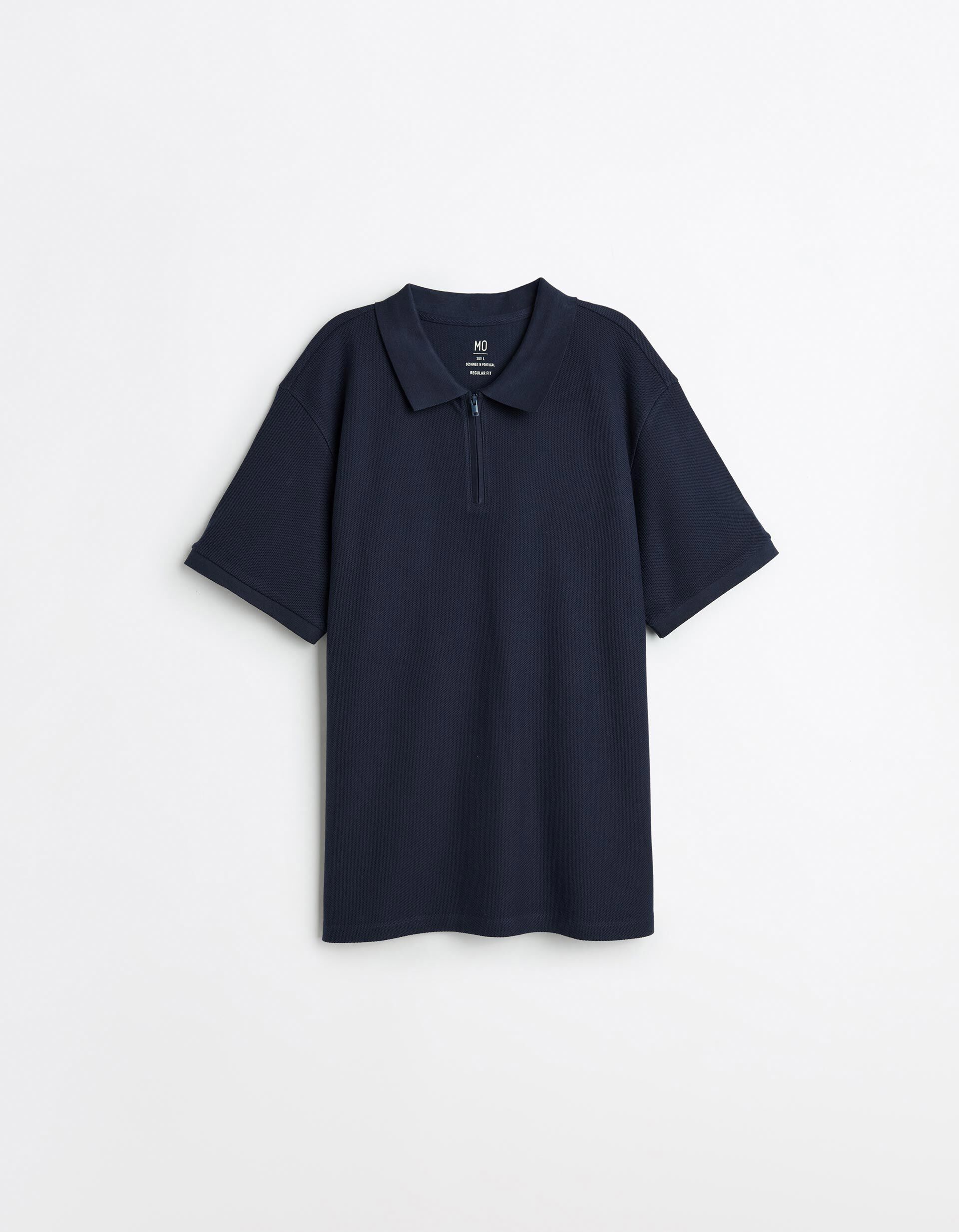 Comprar Online Polo com Fecho, Homem, Azul Escuro