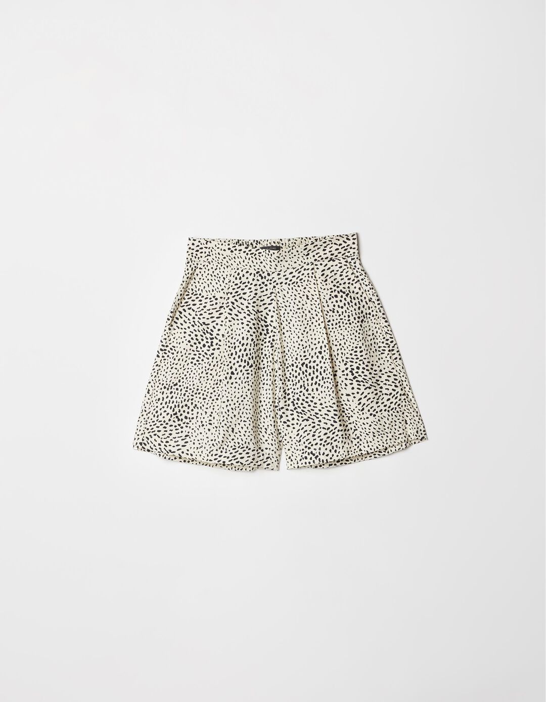 Printed Shorts, Women, Dark Beige