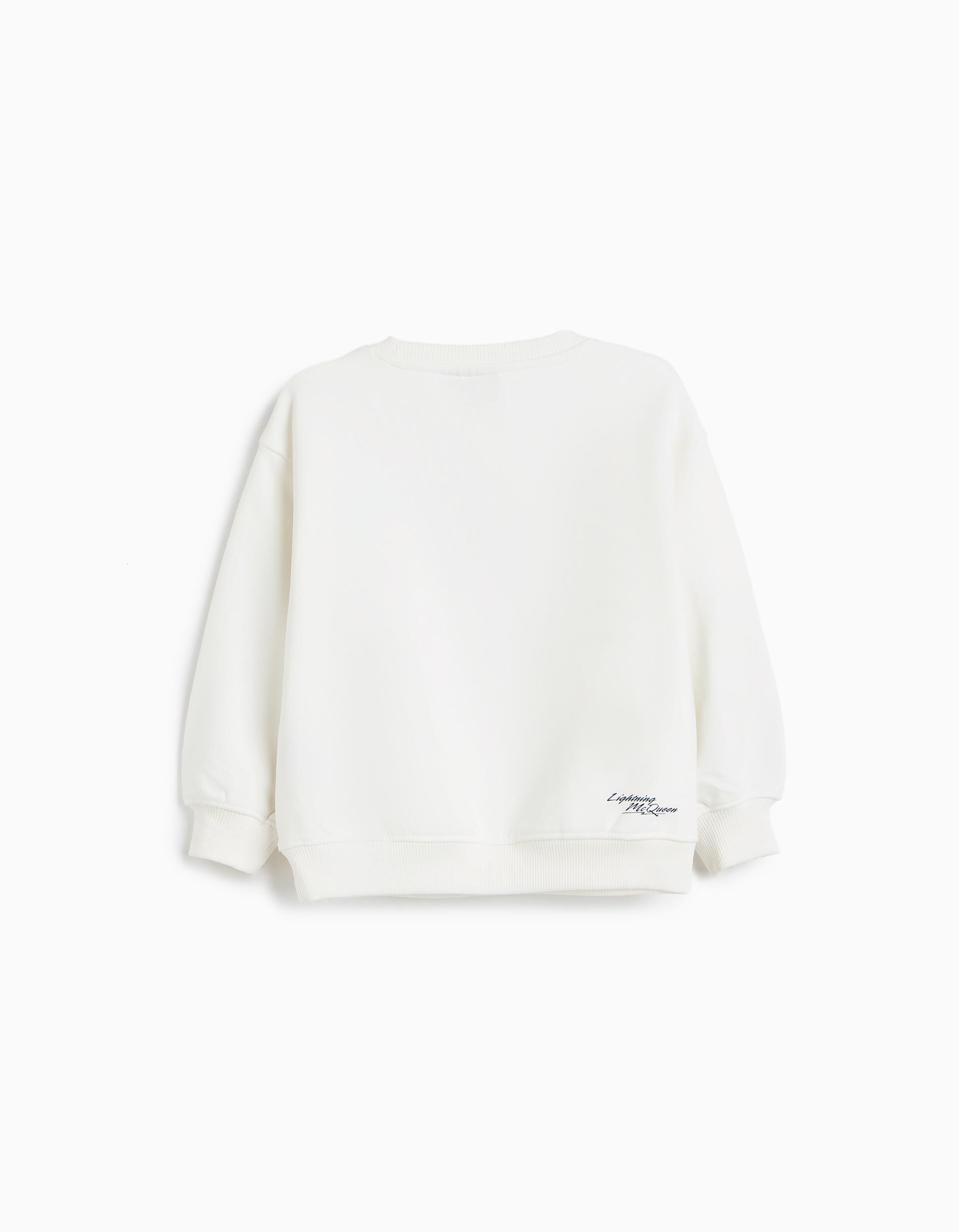 Comprar Online Sweatshirt Cardada 'Cars' &copy;Disney, Menino, Branco