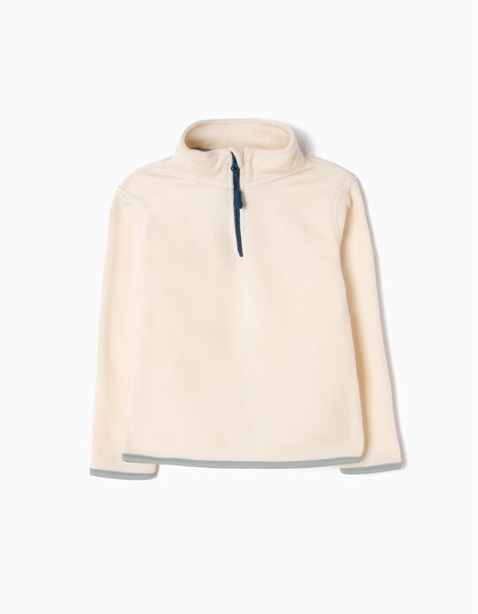 Beige Polar Fleece Jumper