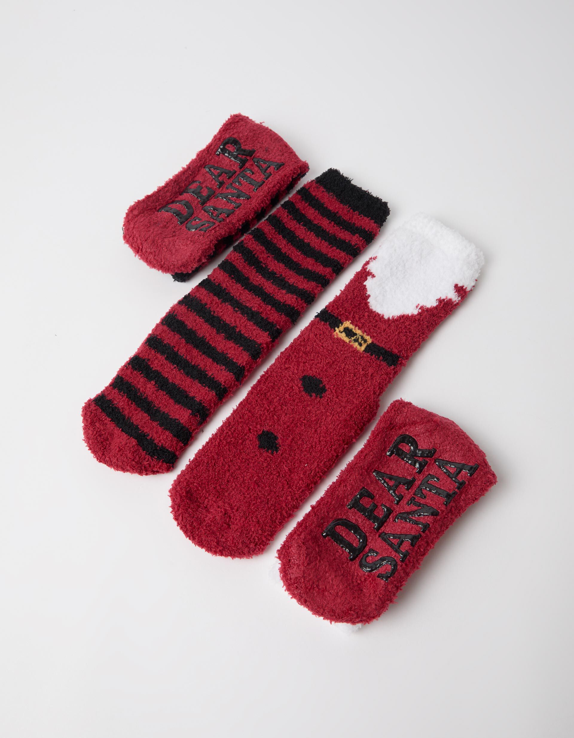 Comprar Online Pack 2 Pares De Meias Natal, Homem, Vermelho Escuro