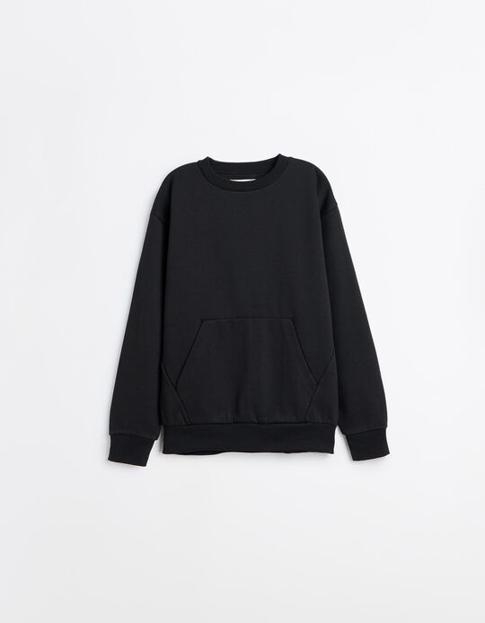 Comprar Online Sweatshirt Garment Dye, Homem, Preto