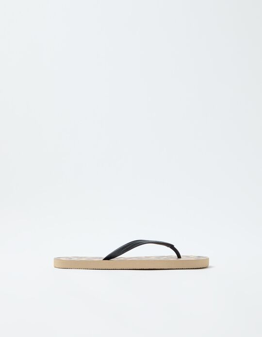 Comprar Online Chinelos de Dedo Animal Print, Mulher, Castanho