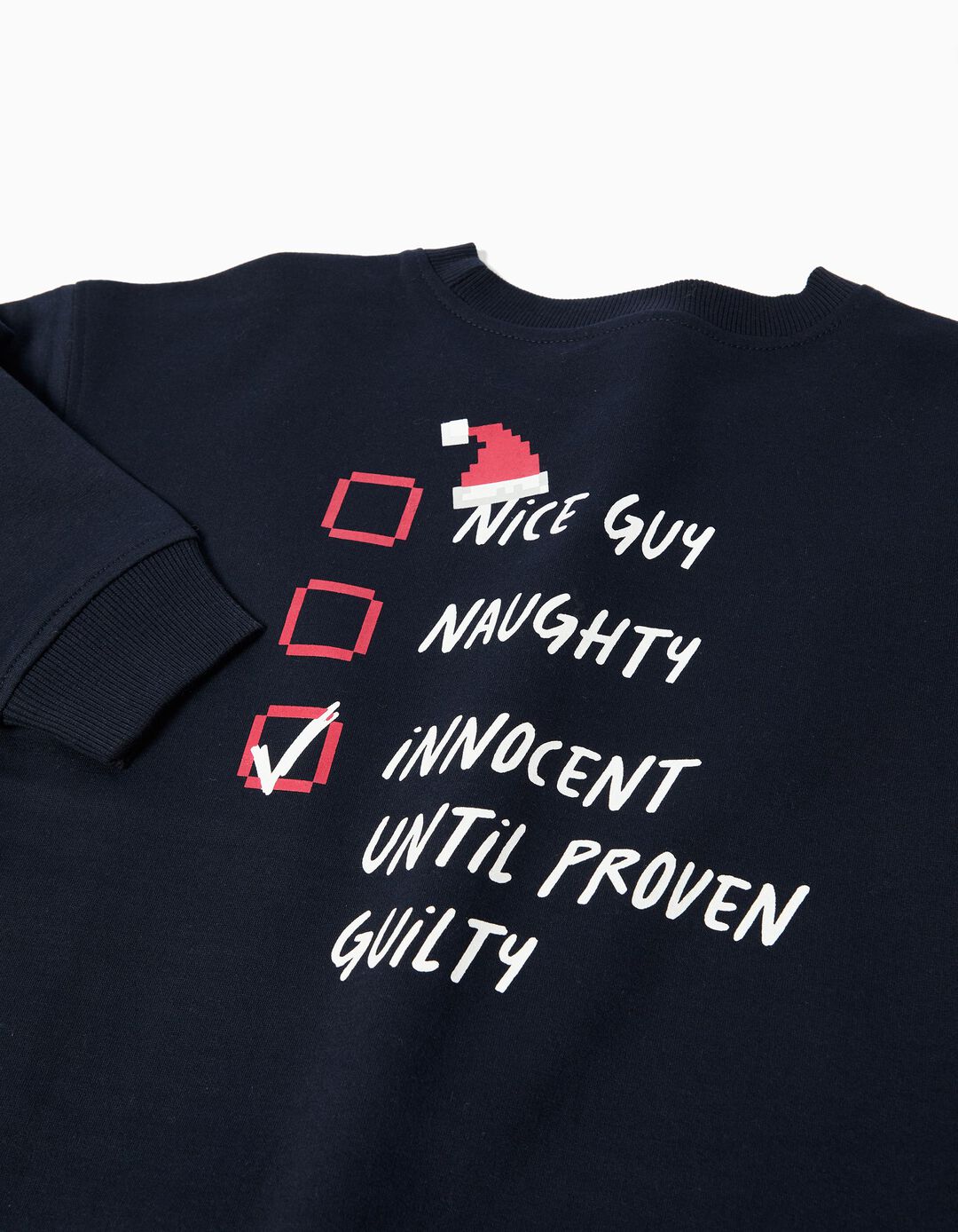 Sweatshirt de Natal, Menino, Azul Escuro 