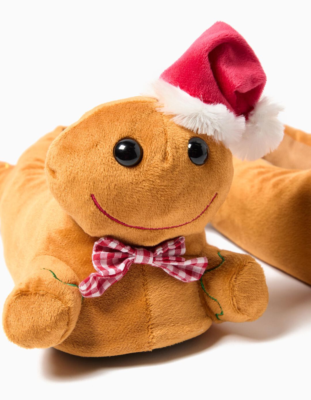 Chinelos de Quarto de Natal, Menina, Bege