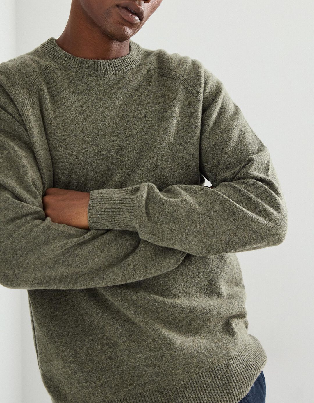 Camisola de Malha, Homem, Verde