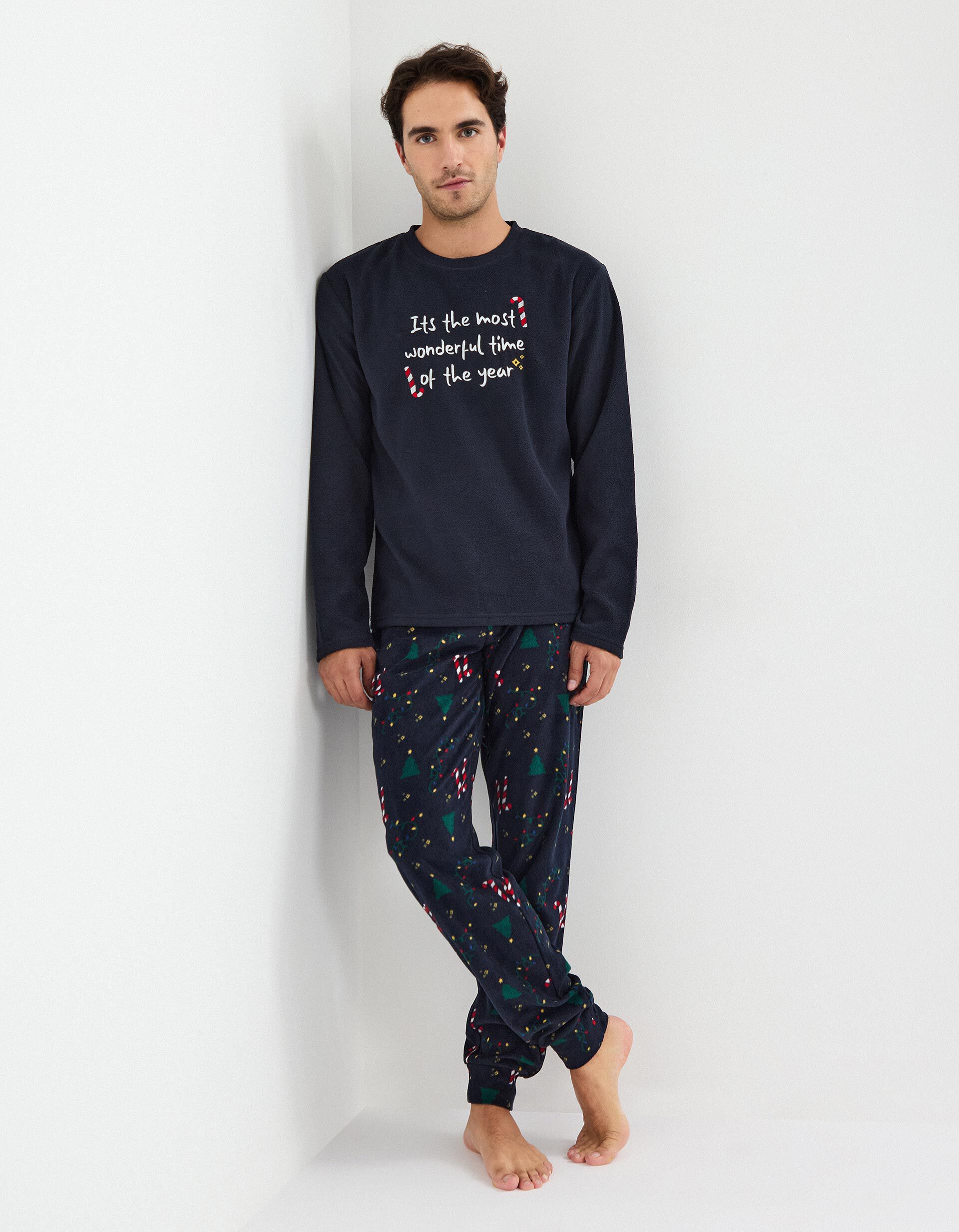 Comprar Online Pijama de Natal, Homem, Azul Escuro