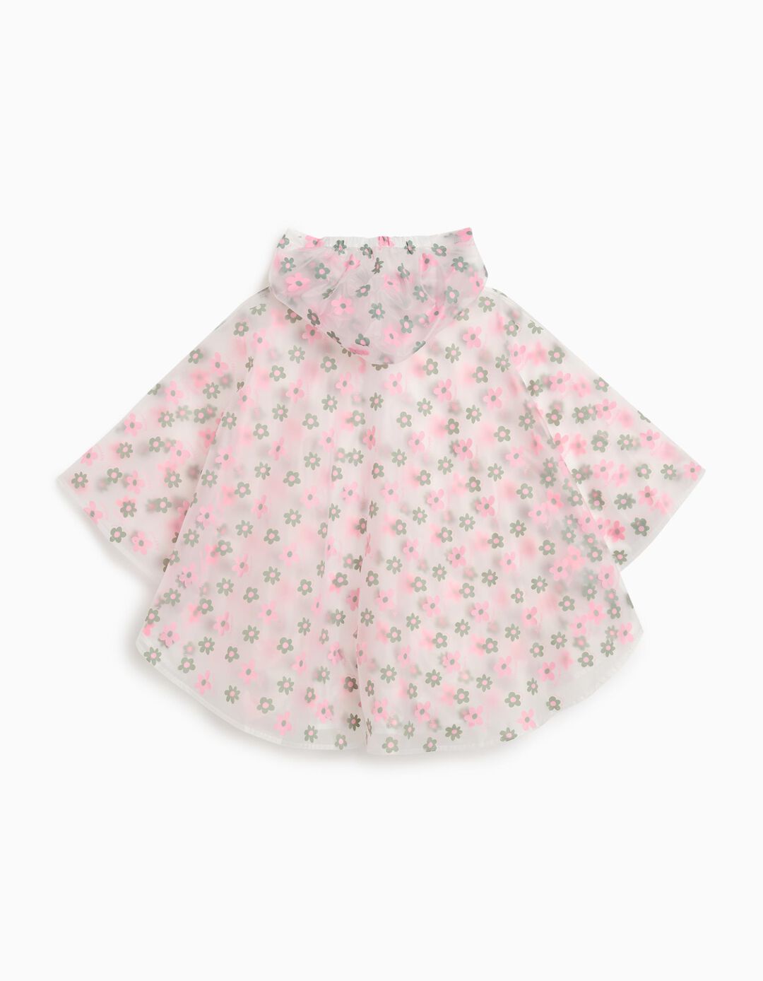 Poncho Impermeável, Menina, Branco