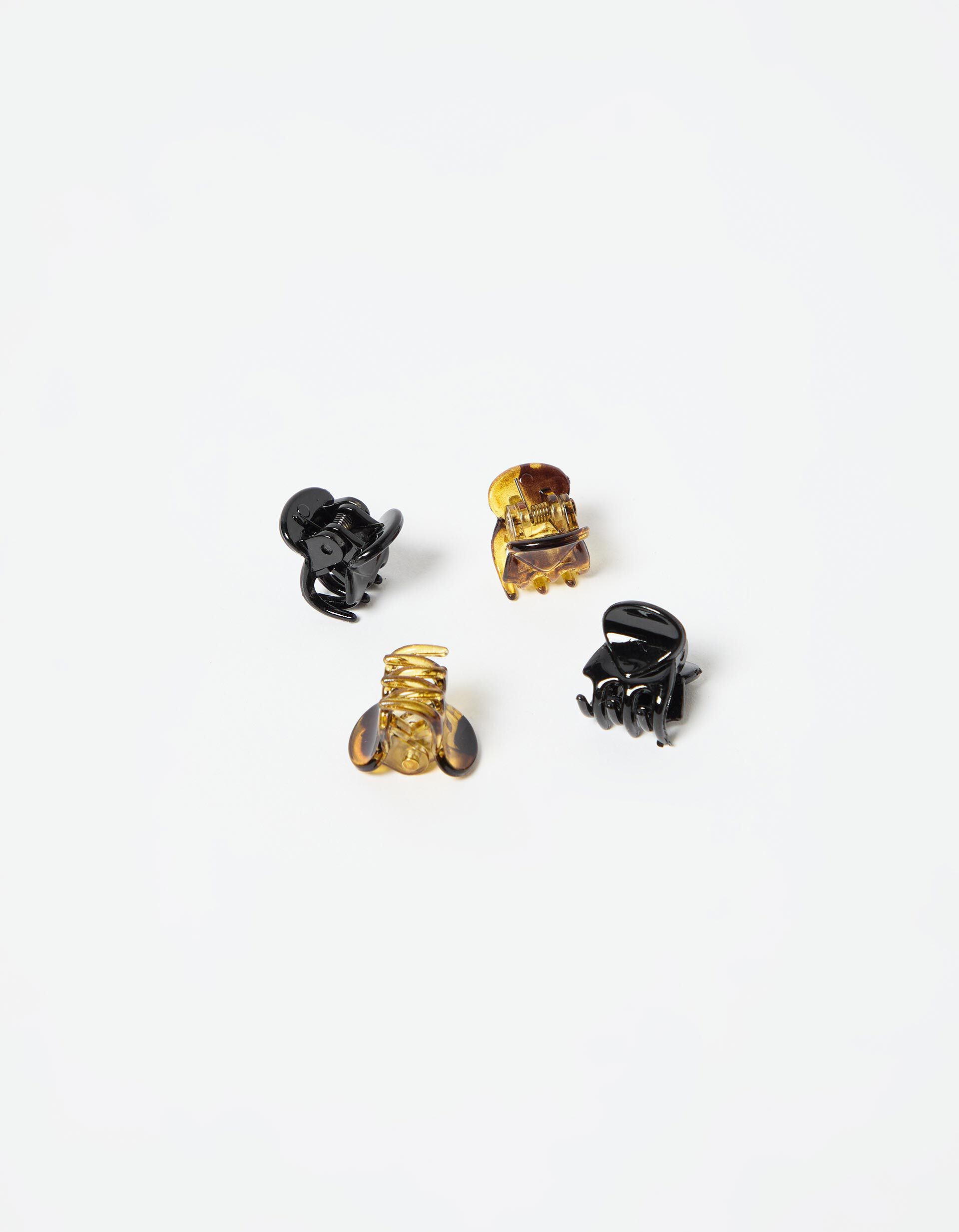 Comprar Online Pack 4 Mini Molas de Cabelo, Menina, Castanho