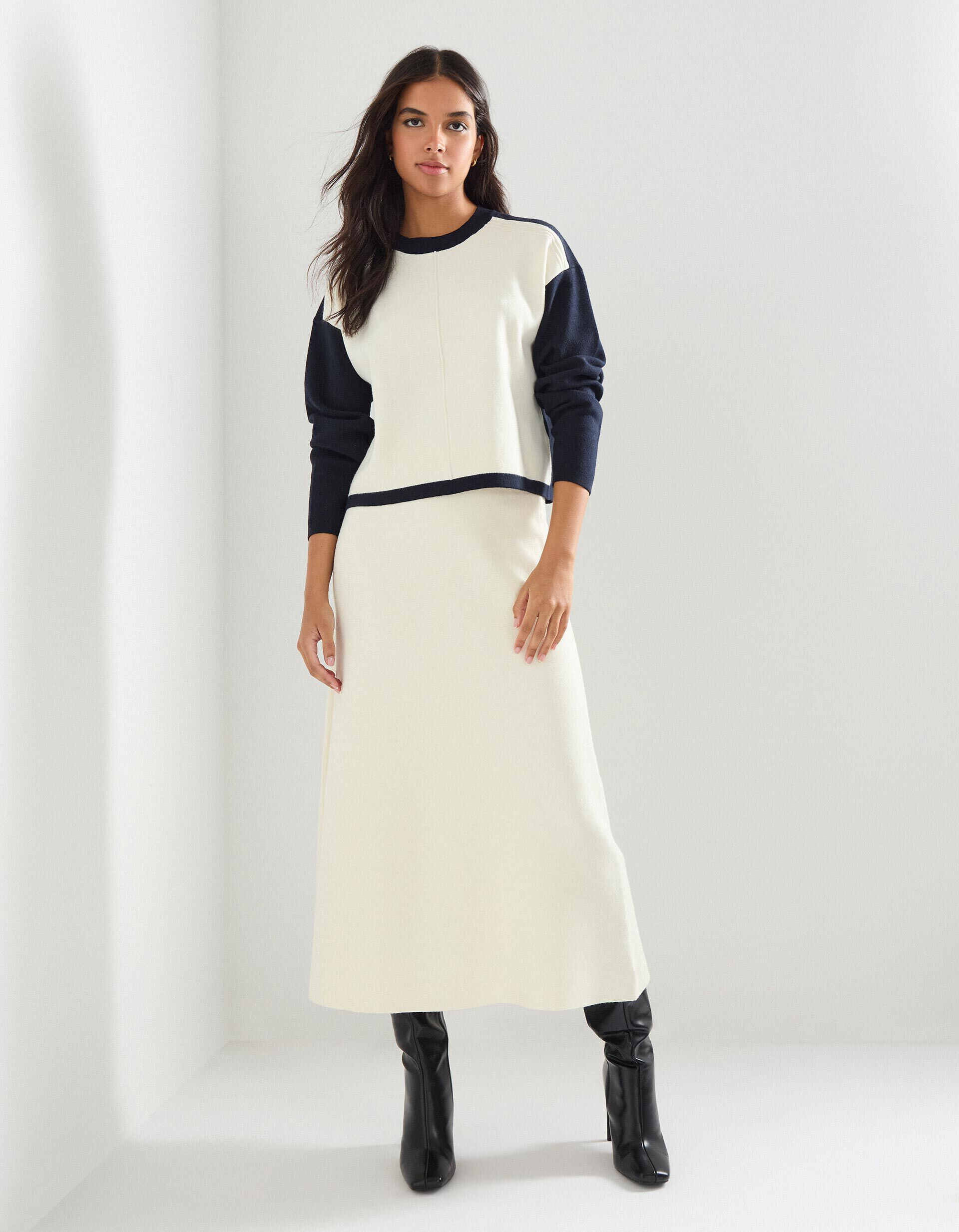 Comprar Online Camisola de Malha, Mulher, Azul Escuro