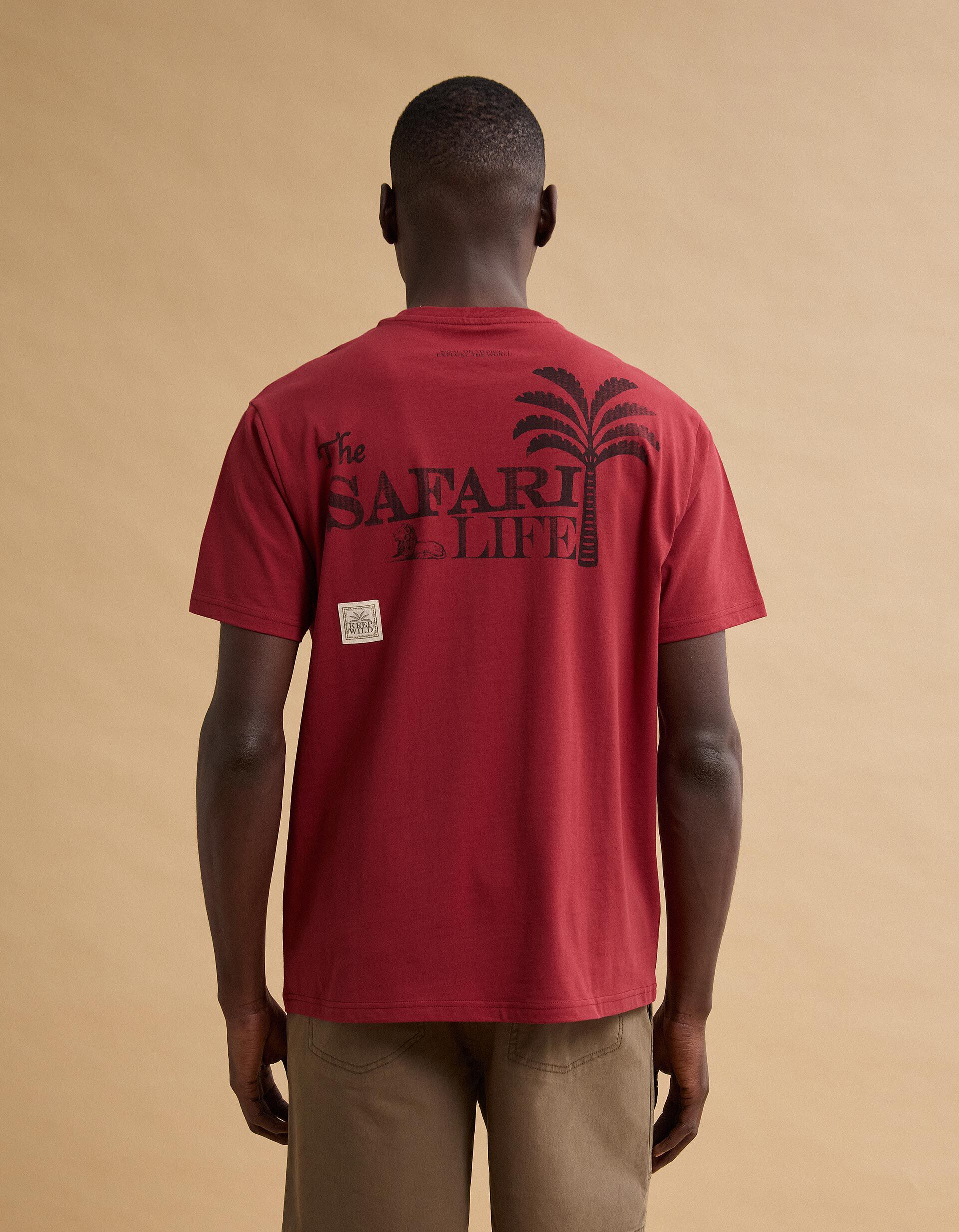 Comprar Online T-shirt Jersey, Homem, Vermelho Escuro