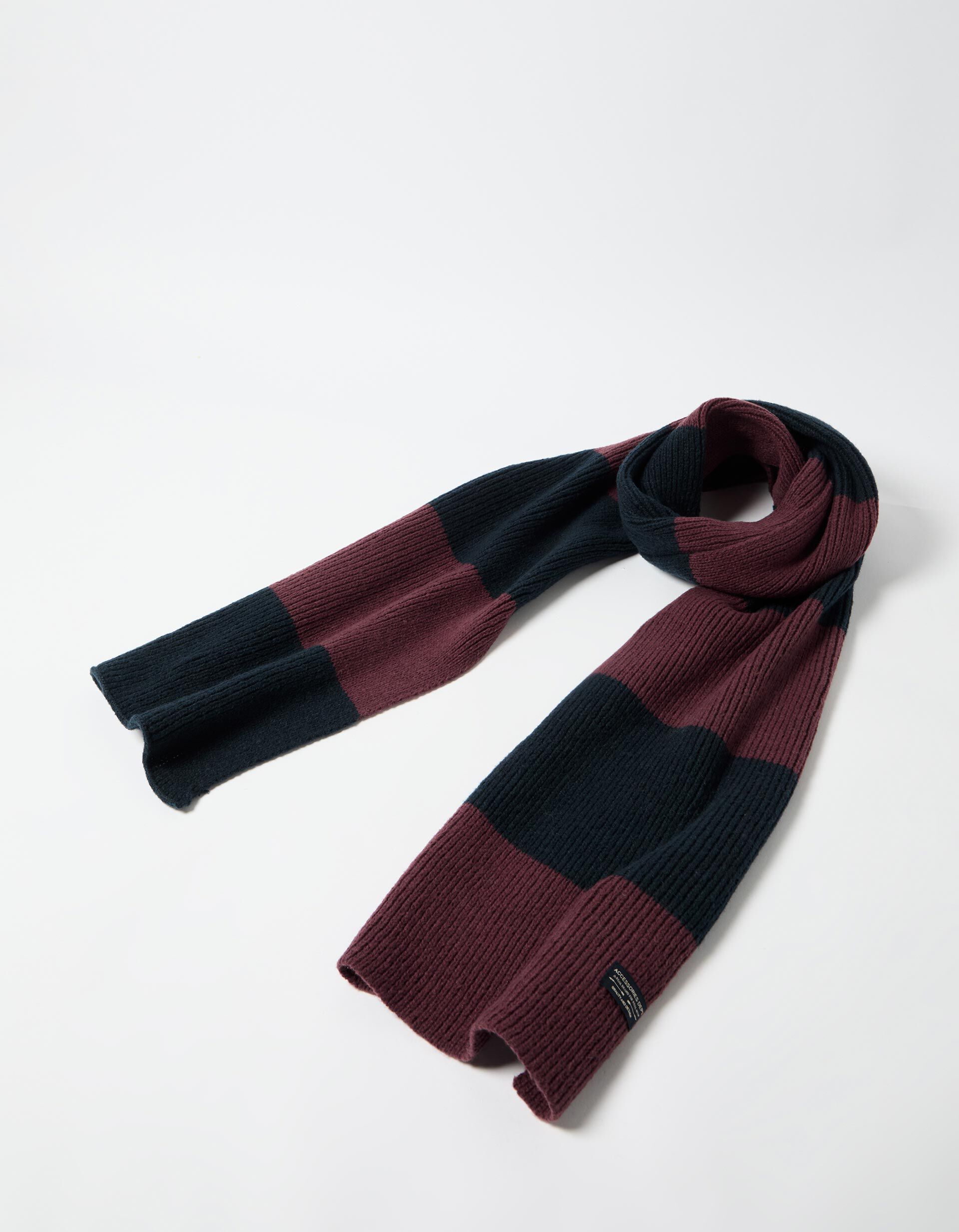 Comprar Online Cachecol de Malha, Homem, Vermelho Escuro