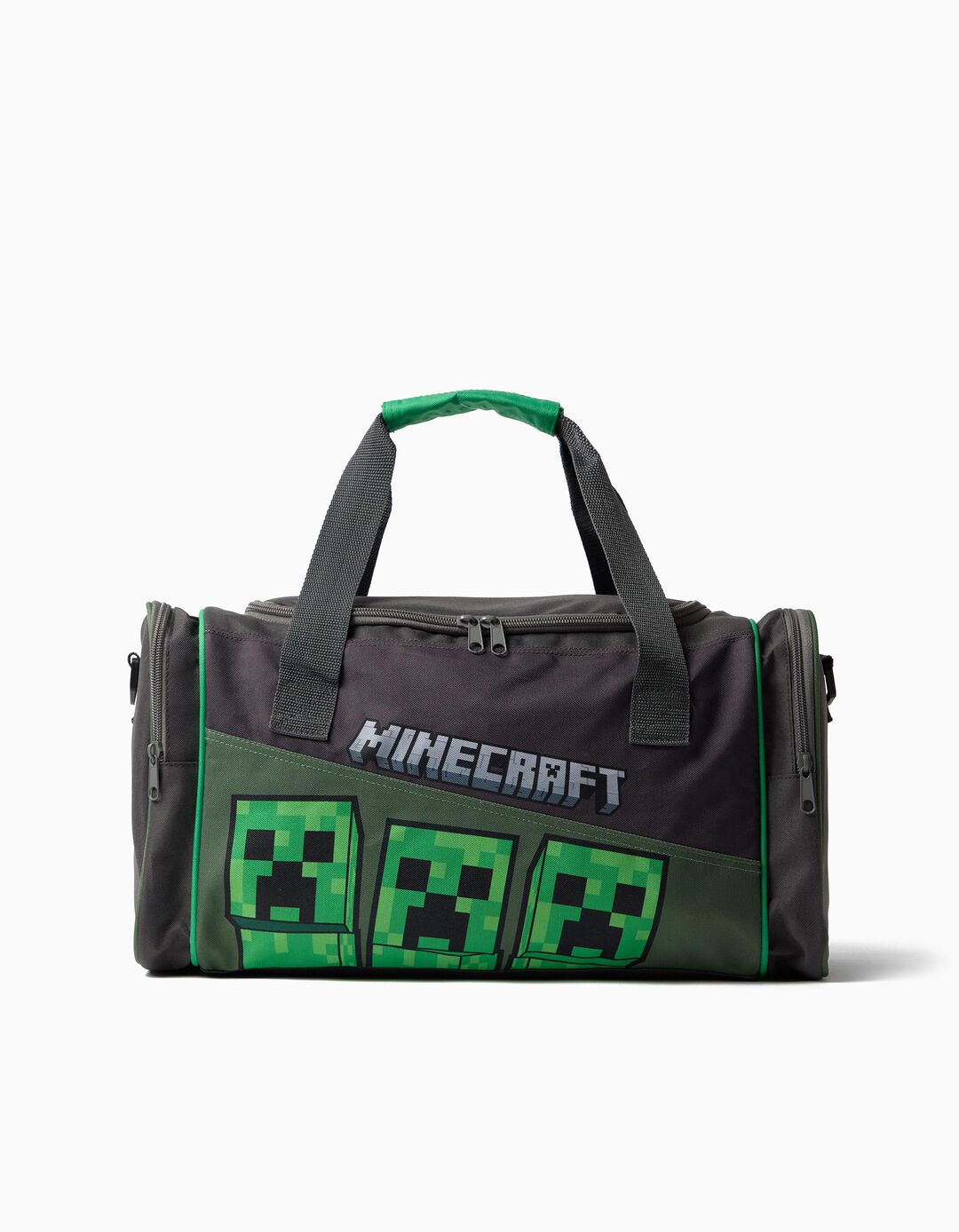 Saco De Desporto 'Minecraft', Menino, Cinzento Escuro