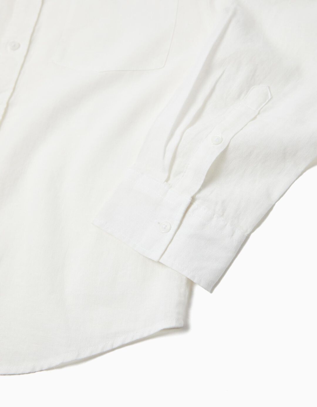 Camisa 'Relaxed Fit', Menino, Branco