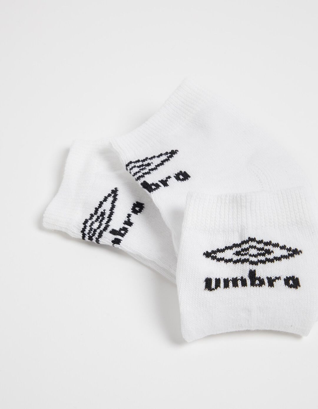 Pack 3 Pairs of Ankle Socks 'Umbro', Men, White
