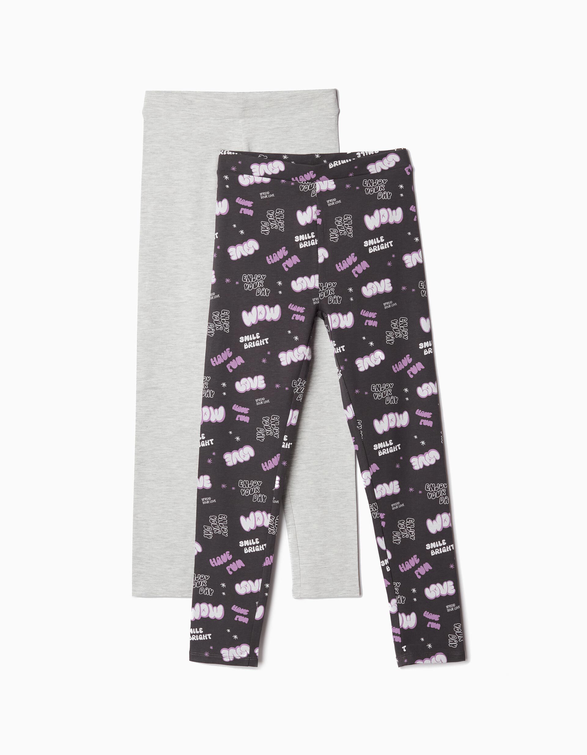 Comprar Online Pack 2 pares de Leggings, Menina, Multicor