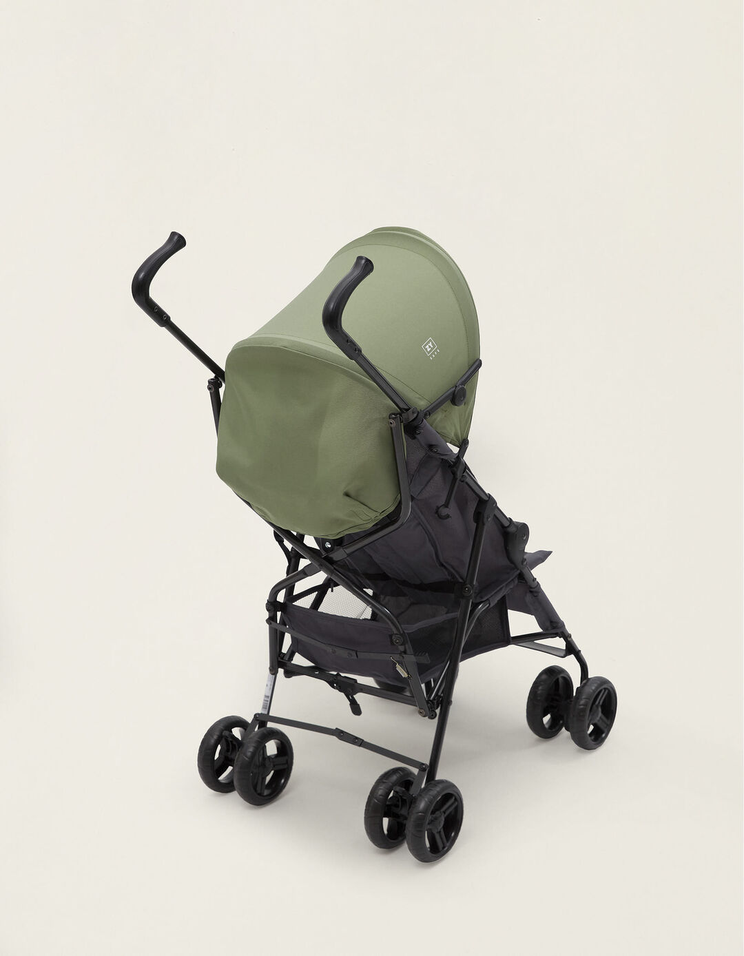 Carrinho Bengala ZY Safe Road Plus, Cinza/Verde