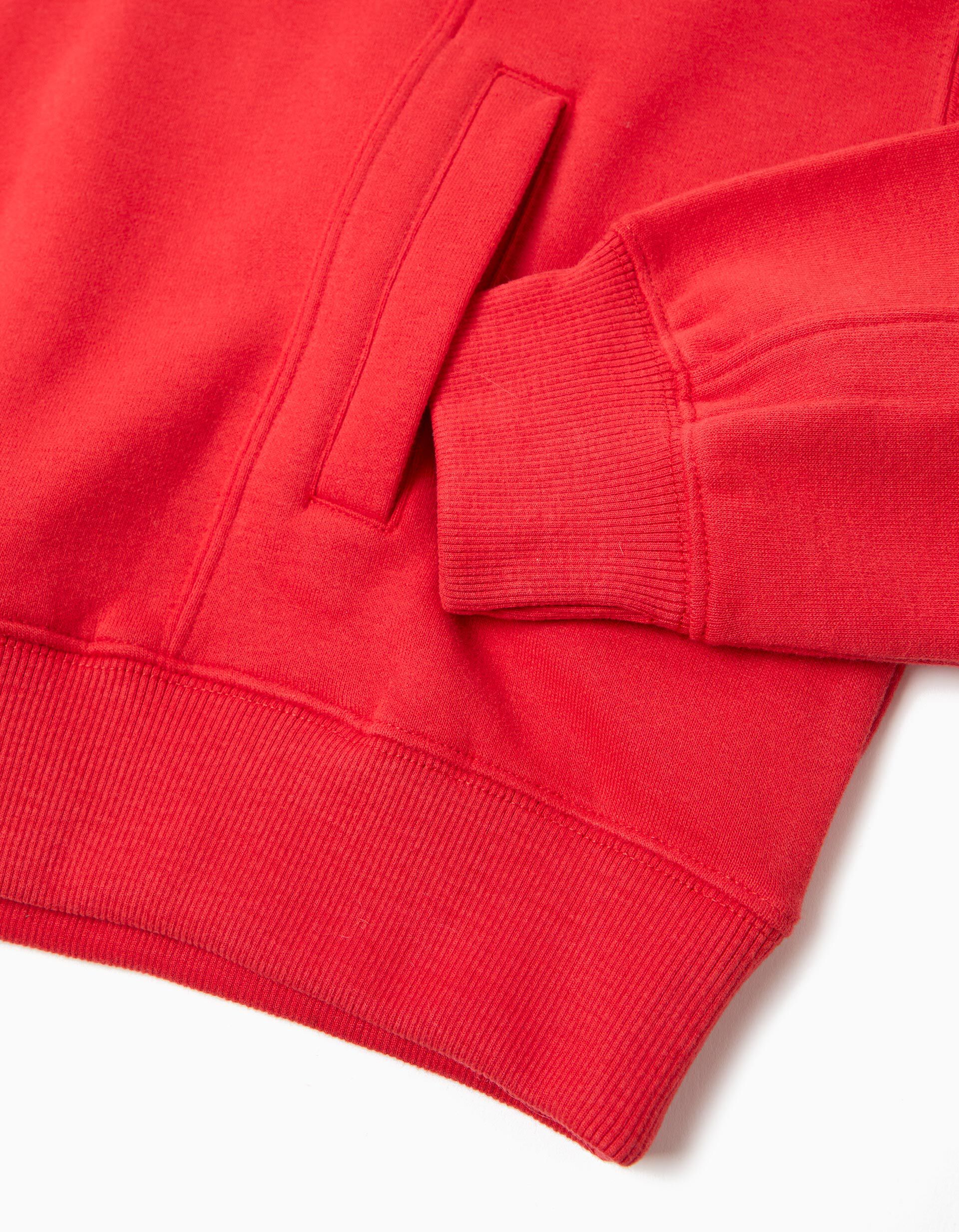 Comprar Online Sweatshirt com Capuz, Menina, Vermelho
