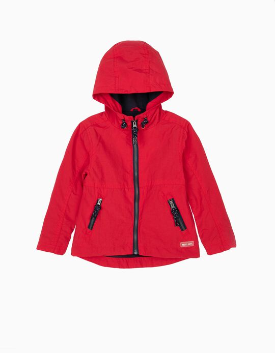 Corta-vento  com capuz