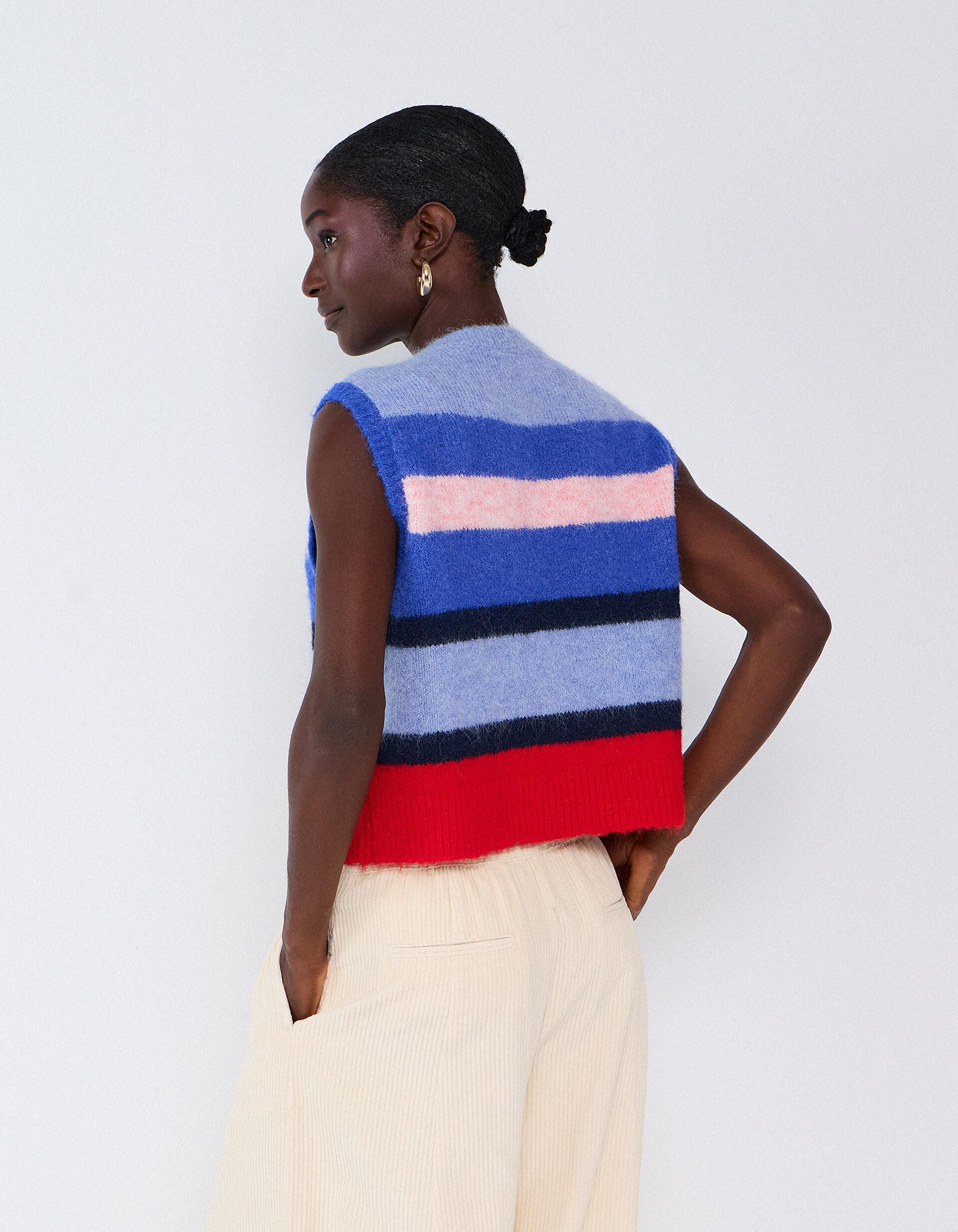 Comprar Online Colete De Malha, Mulher, Azul Claro