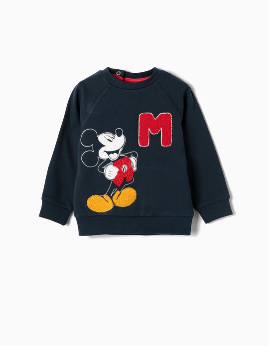 Sweatshirt for Baby Boys 'Mickey', Dark Blue