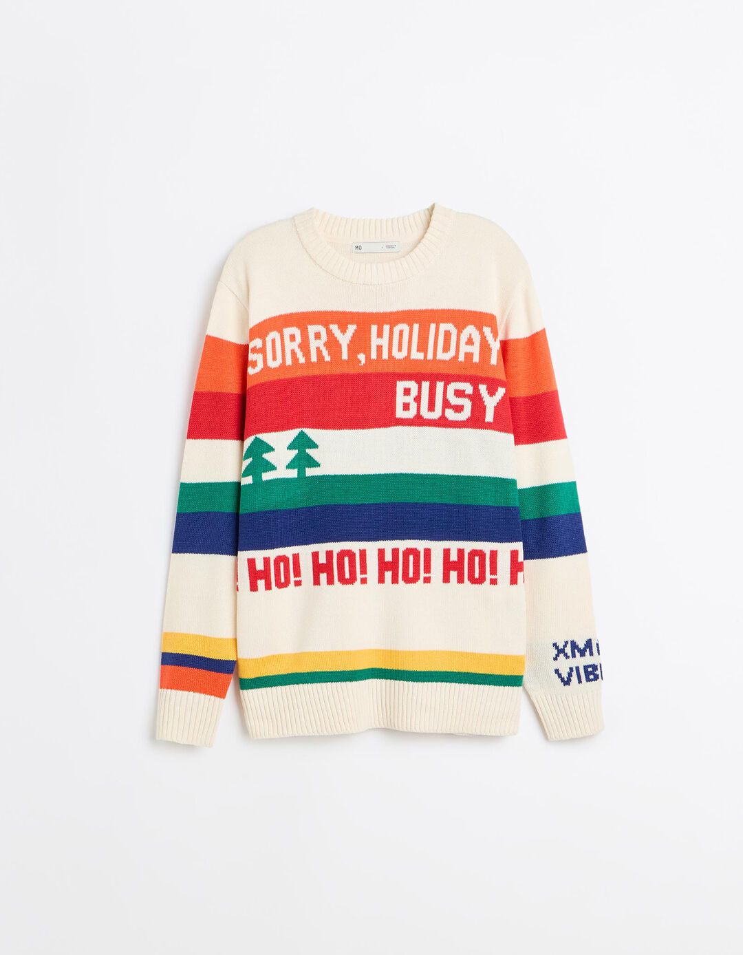 Camisola De Malha De Natal, Homem, Cru
