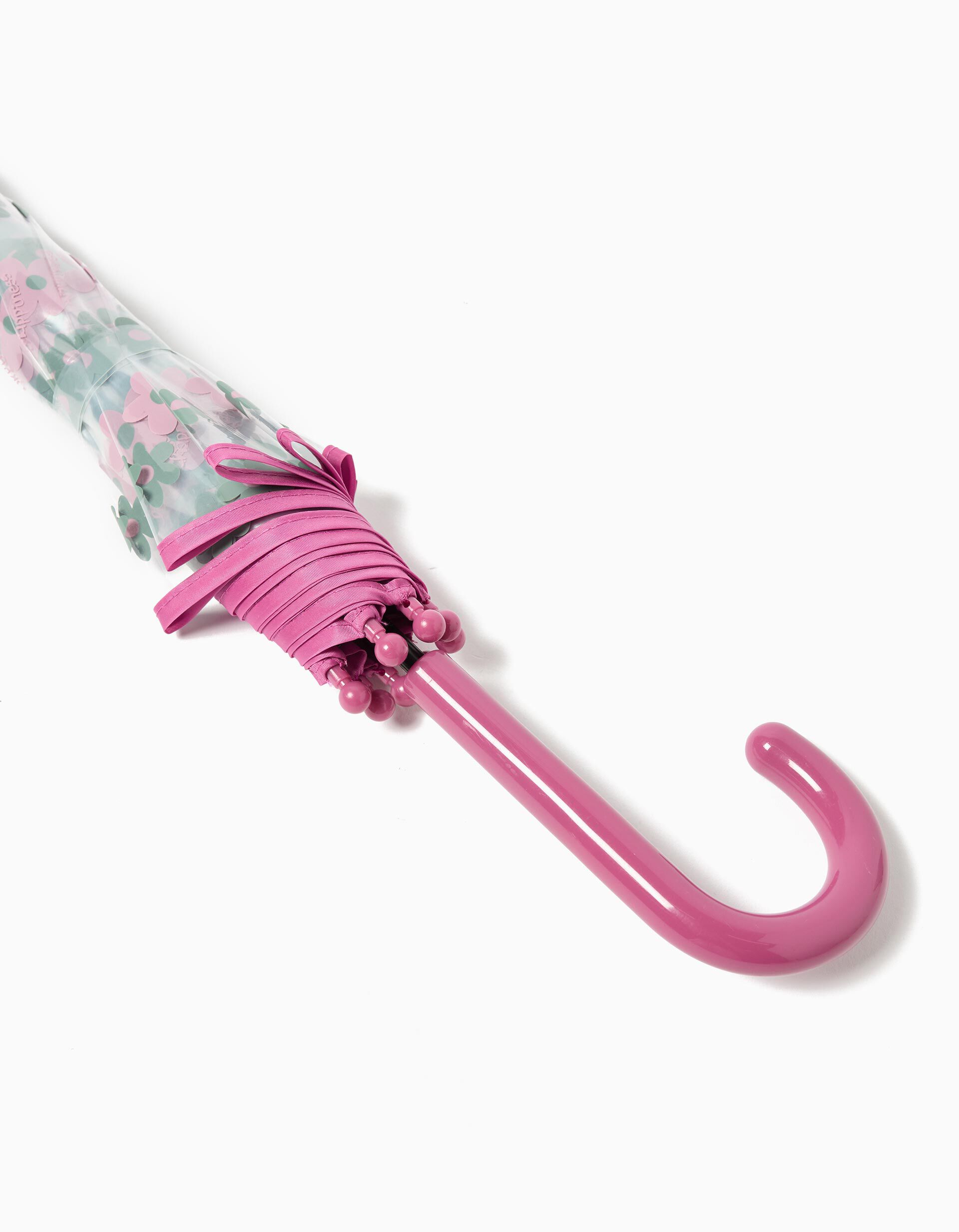 Comprar Online Guarda-chuva Transparente, Menina, Rosa 