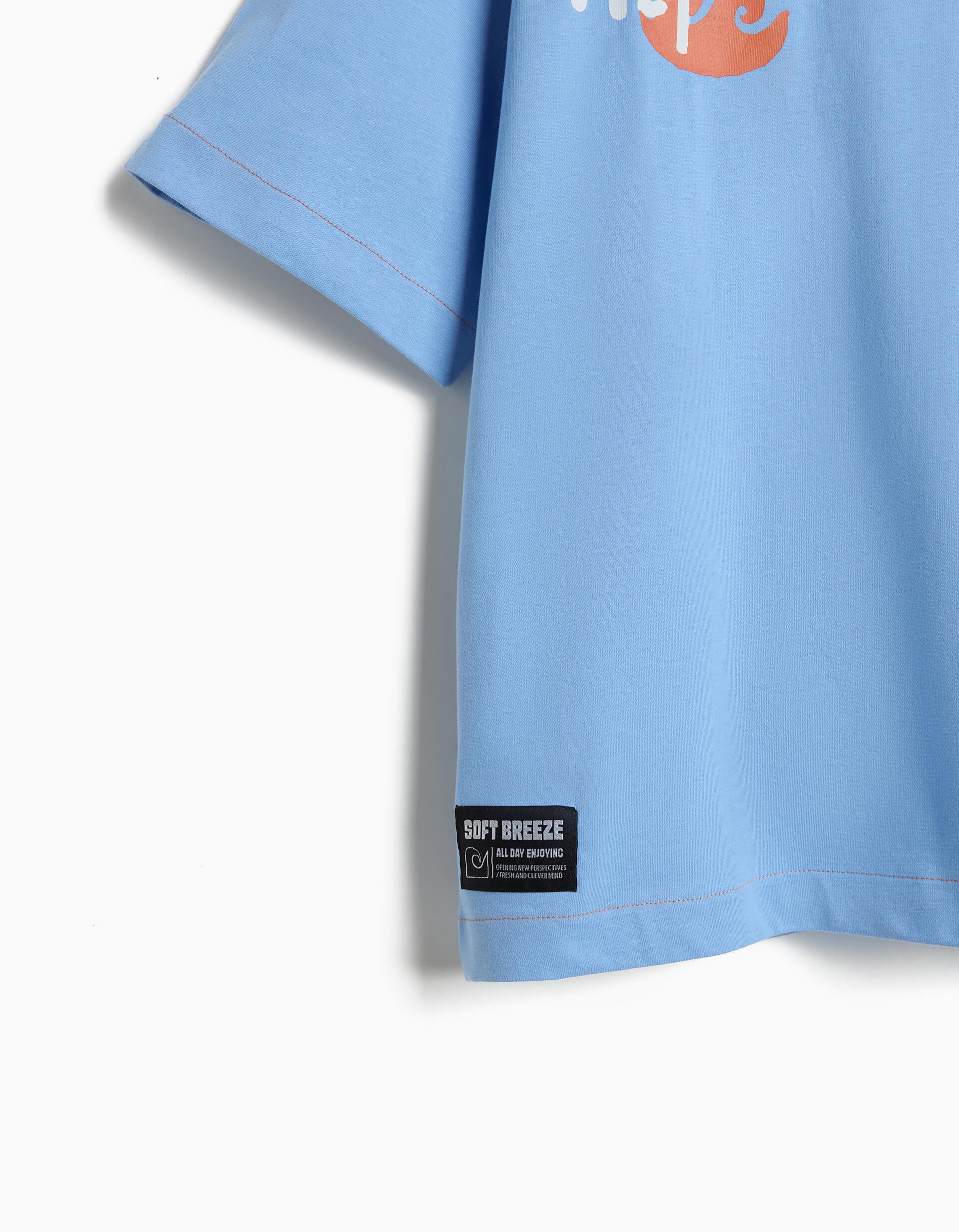 Comprar Online T-shirt Estampada, Menino, Azul