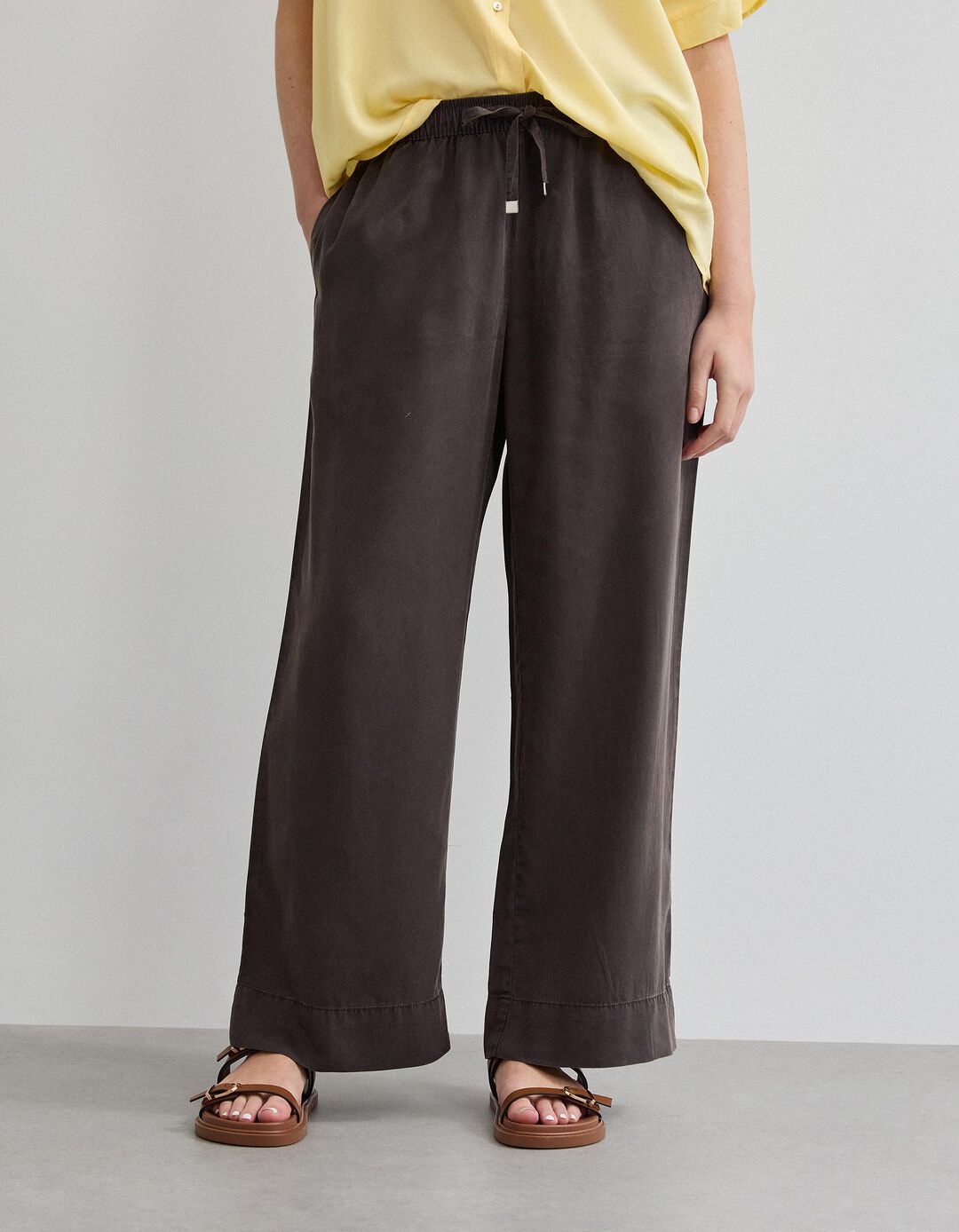 Cal&ccedil;as Liocel, Mulher, Cinzento Escuro