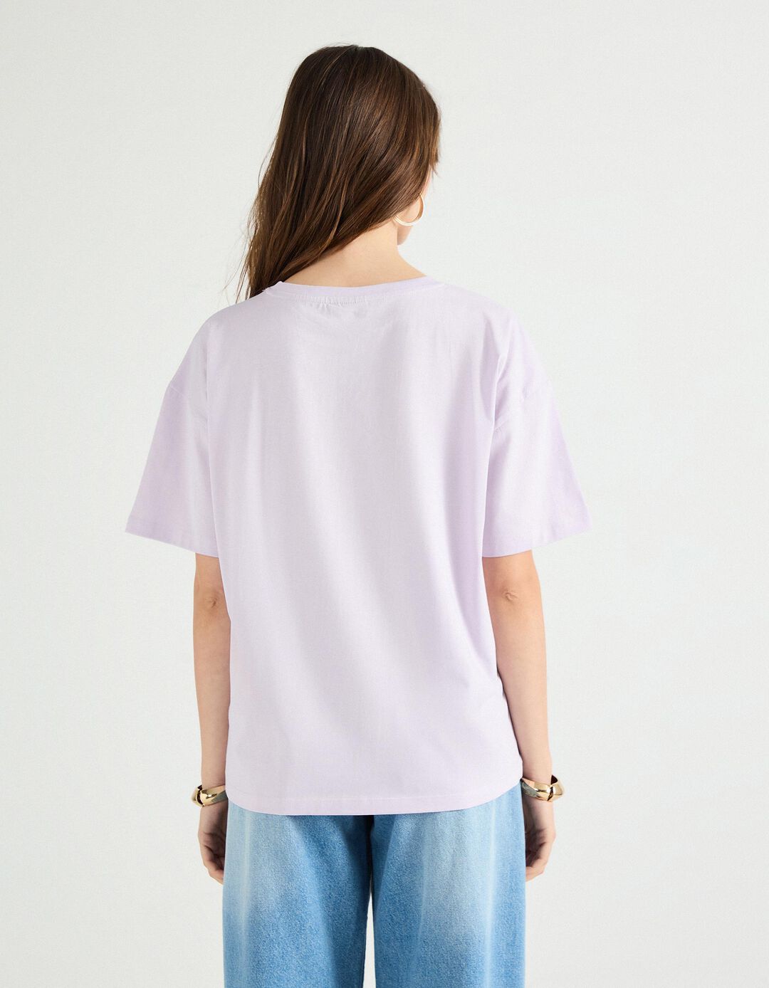 T-shirt 'Nirvana', Mulher, Roxo