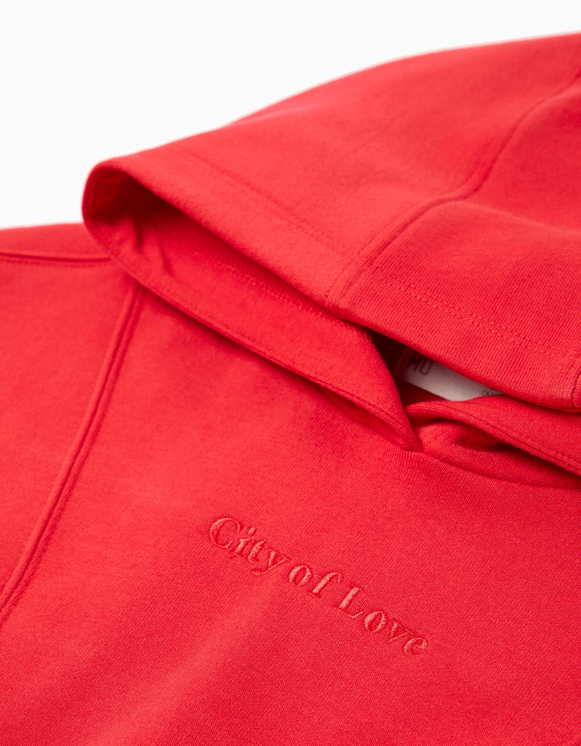 Comprar Online Sweatshirt com Capuz, Menina, Vermelho