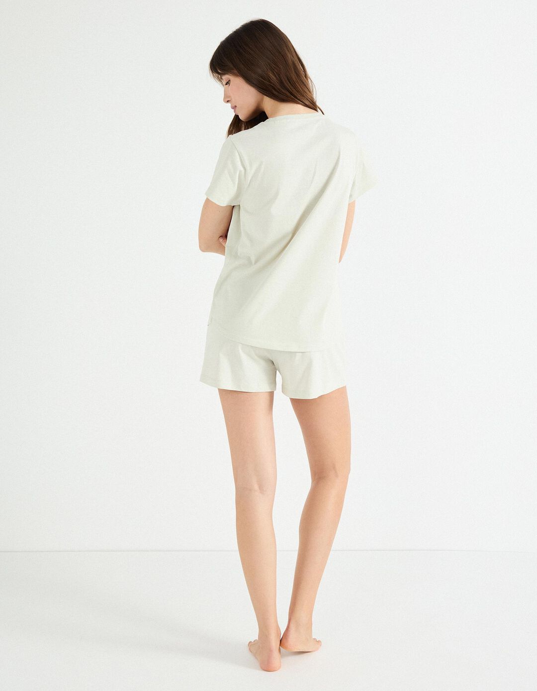 Pijama Jersey, Mulher, Verde Claro