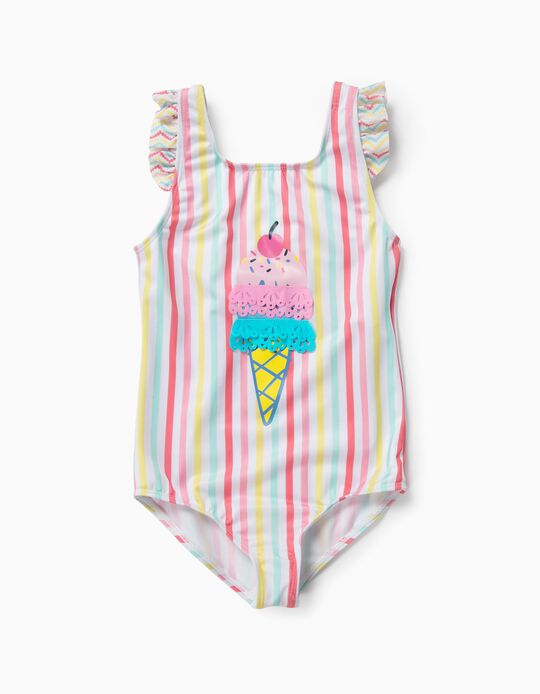 Fato de banho com aplica&ccedil;&atilde;o 3D