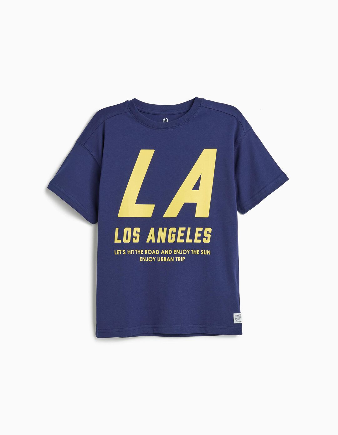 T-shirt Estampada, Menino, Azul Escuro