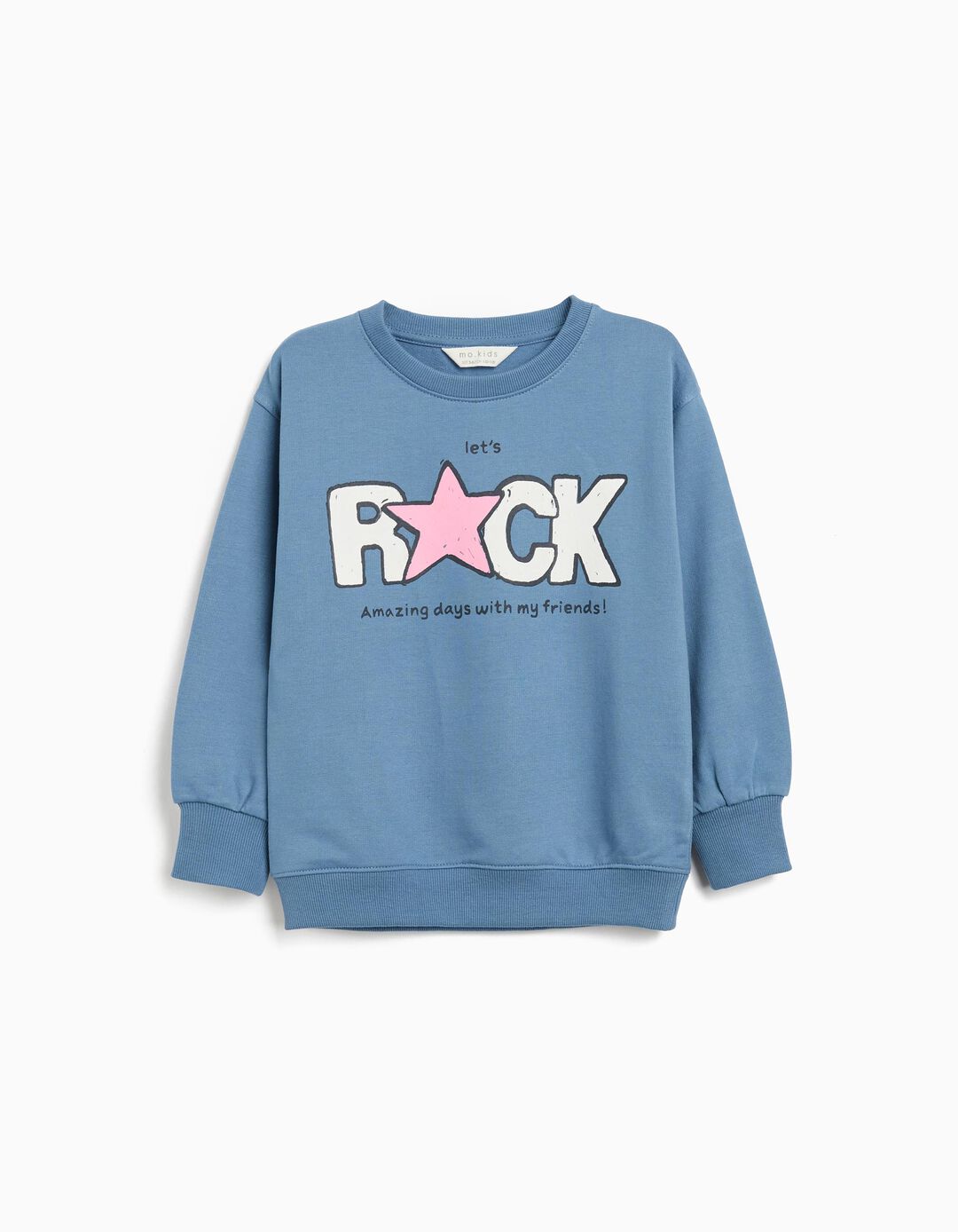 Sweatshirt de Felpa, Menina, Azul