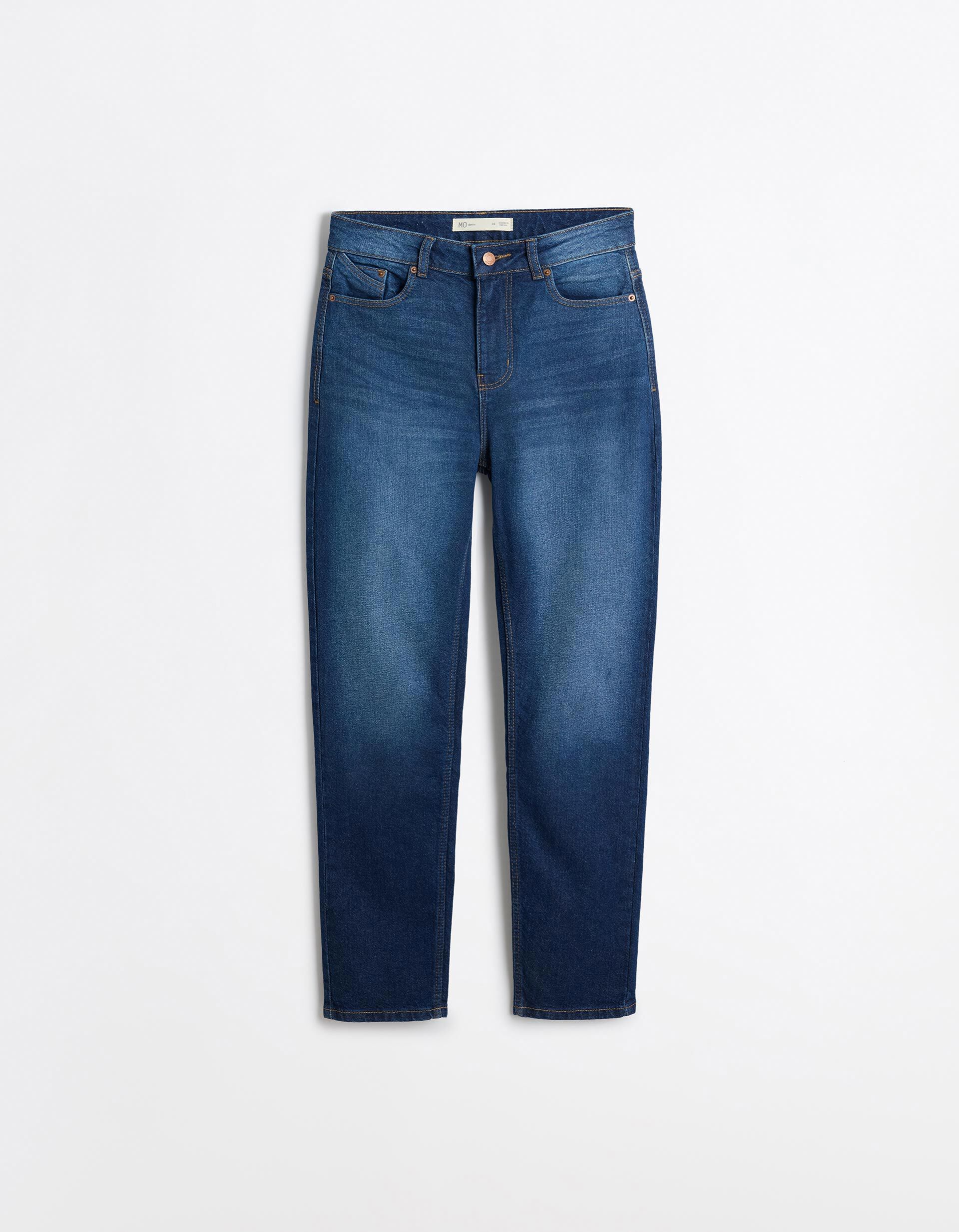 Comprar Online Cal&ccedil;as de Ganga 'Tapered Mom Fit', Mulher, Azul Escuro