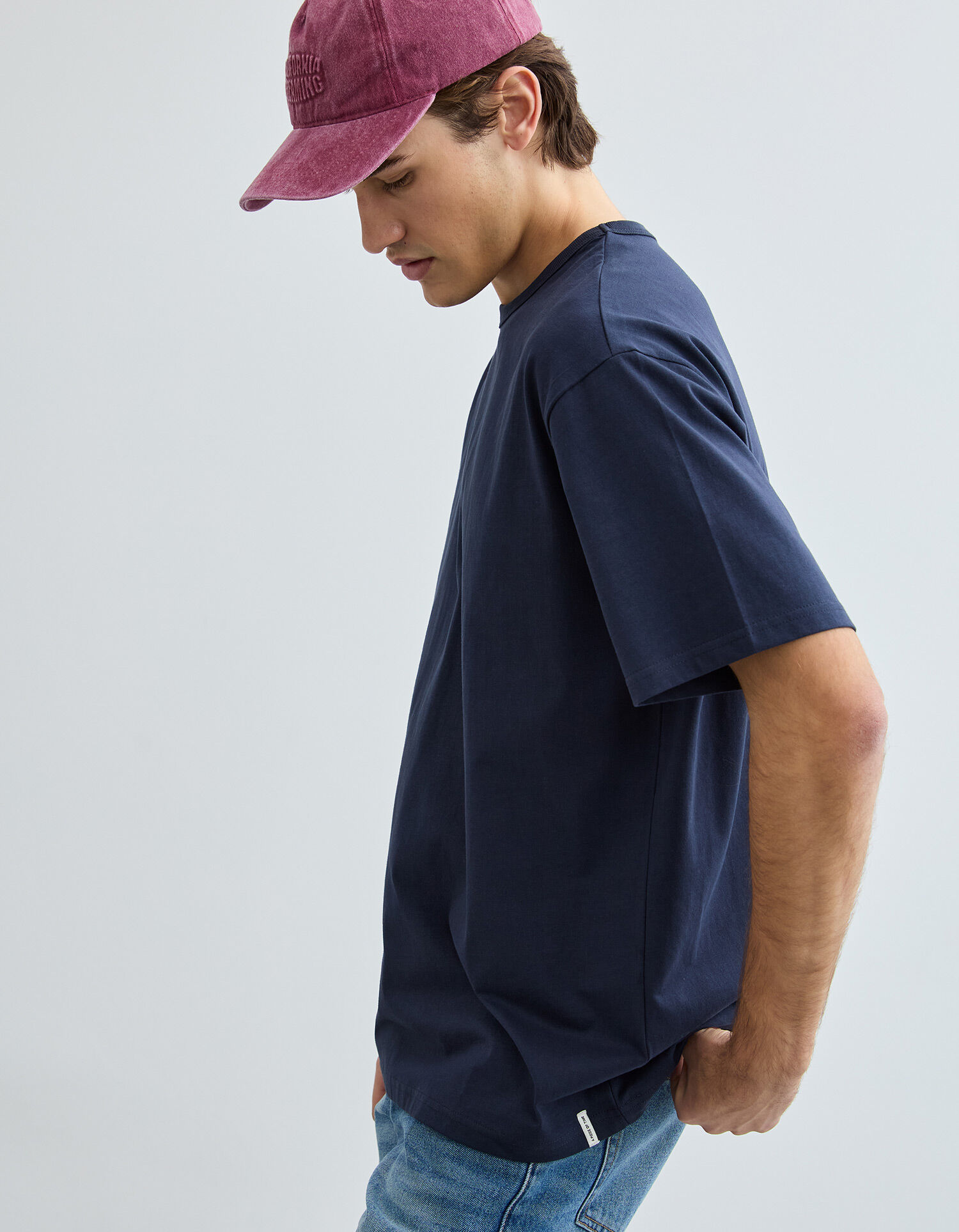 Comprar Online T-shirt Heavy Jersey, Homem, Azul Escuro